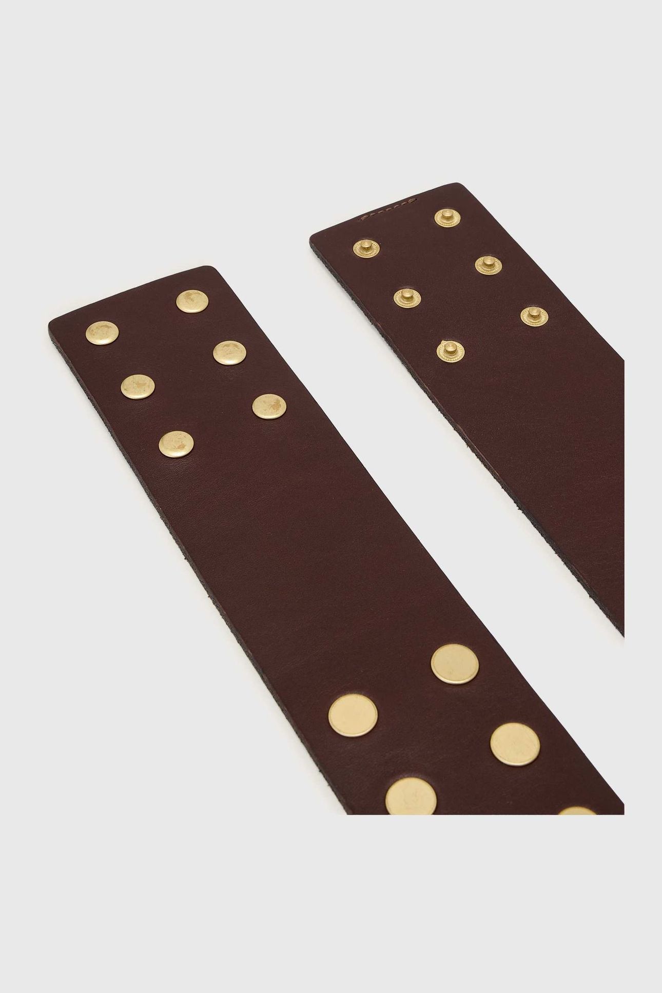 RIO STUD WAIST BELT BROWN 4