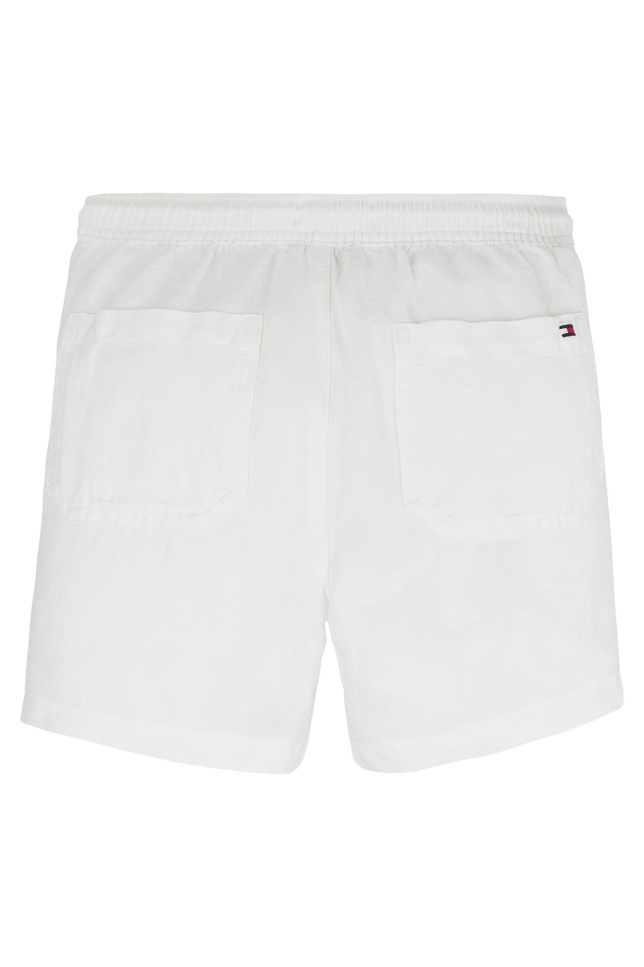 BOYS LINEN VISCOSE SHORT WHITE 4