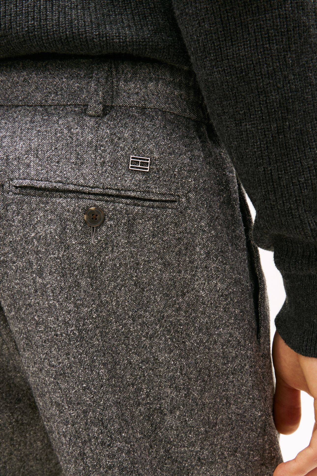 DC HARLEM DONEGAL PANTS DARK GREY HEATHER 5