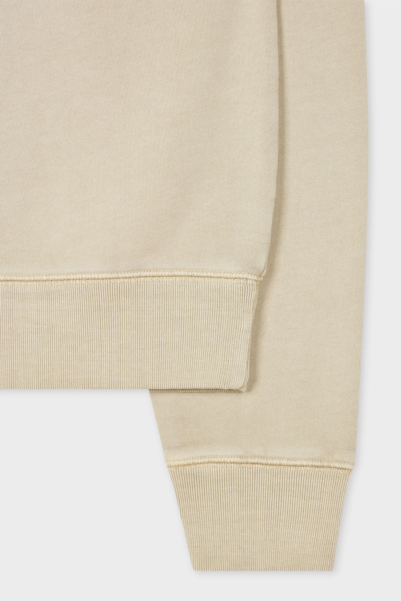 MENS LS SWEATSHIRT PS HAPPY EMB MEDIUM BEIGE 3