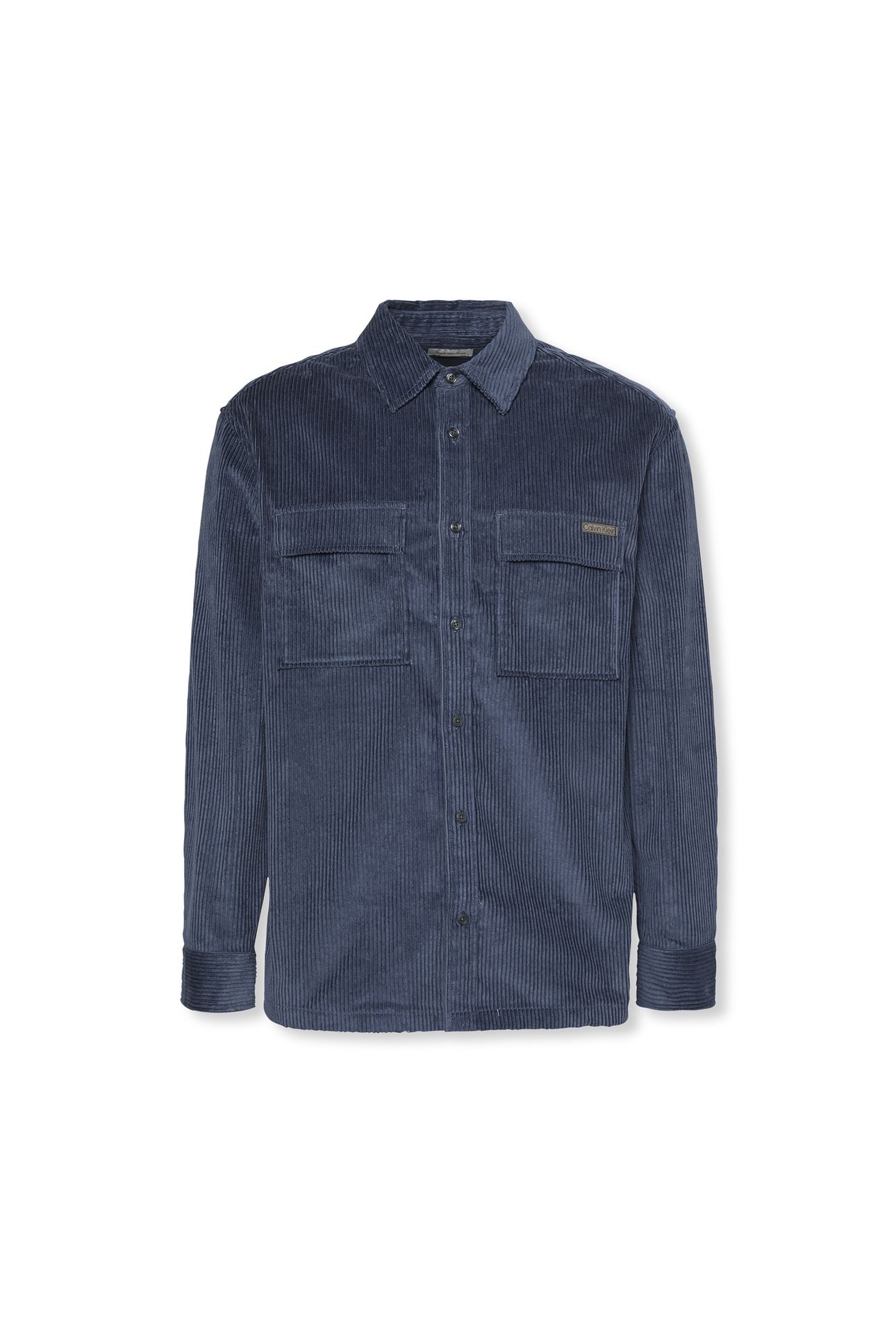 LS CORDUROY POCKET SHIRT HARLEM NIGHT BLUE 4