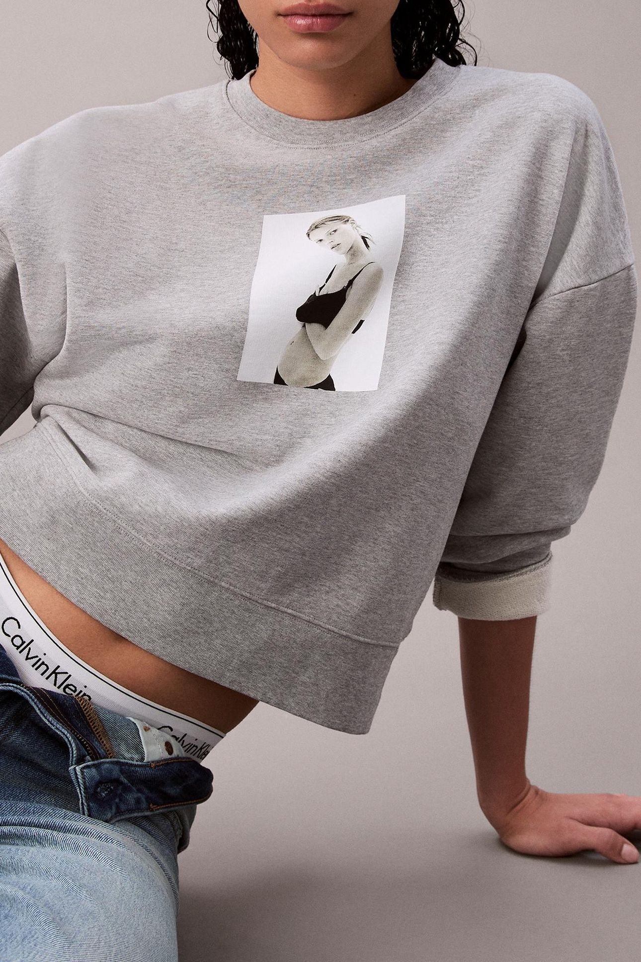 CLASSIC KATE TERRY CREW HEROIC GREY HEATHER 7
