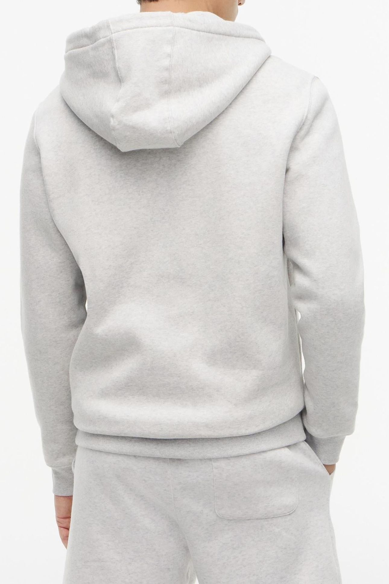 TJM REG FLAG ZIP THRU SILVER GREY HEATHER 7