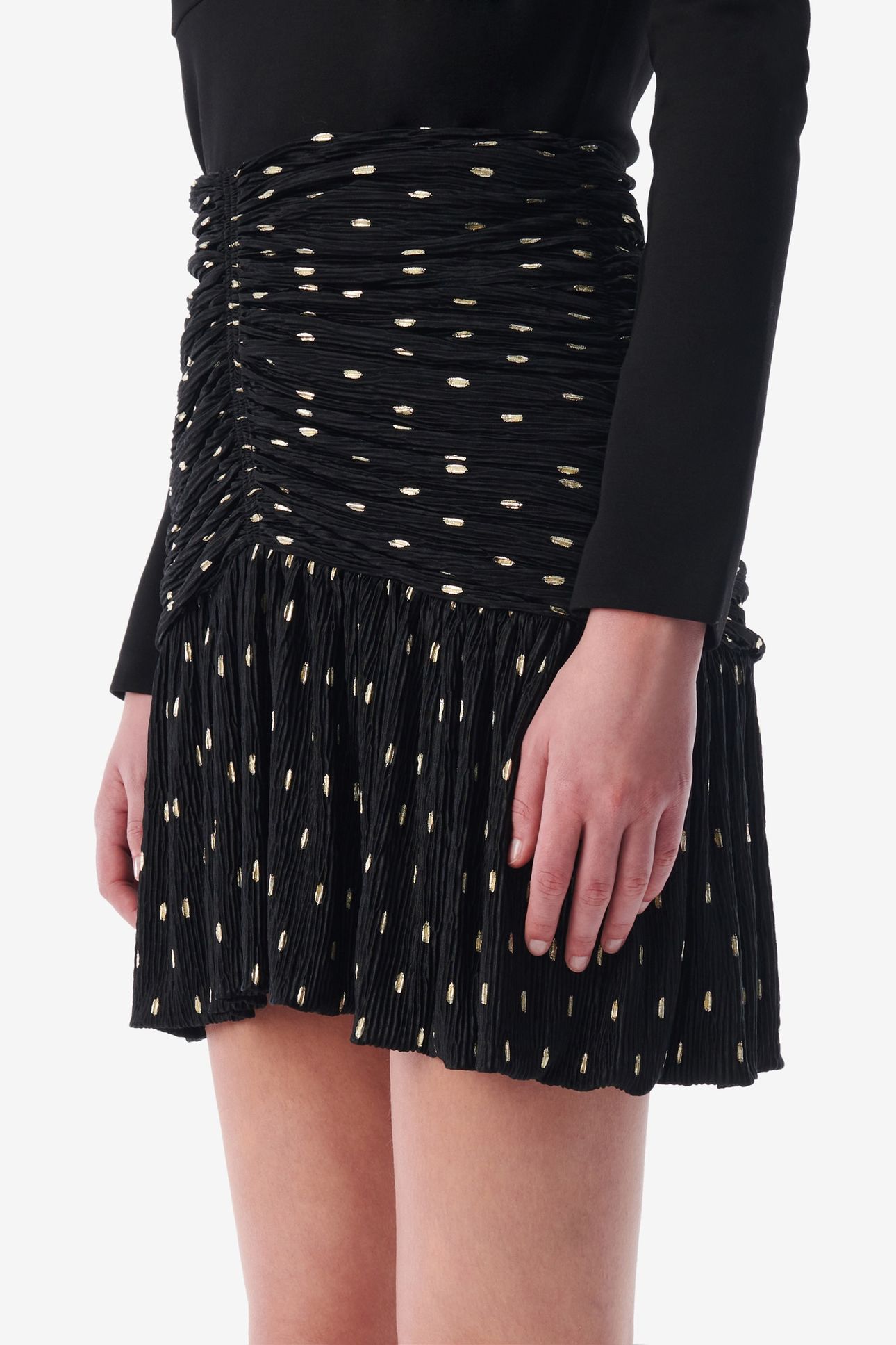 RIHAM SKIRT BLACK/GOLD 3