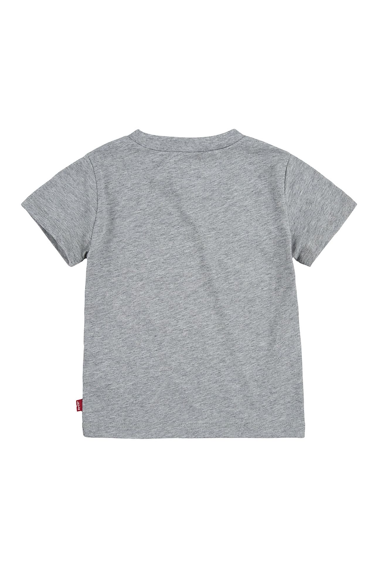 BOYS S/S BATWING TEE GREY HEATHER 2