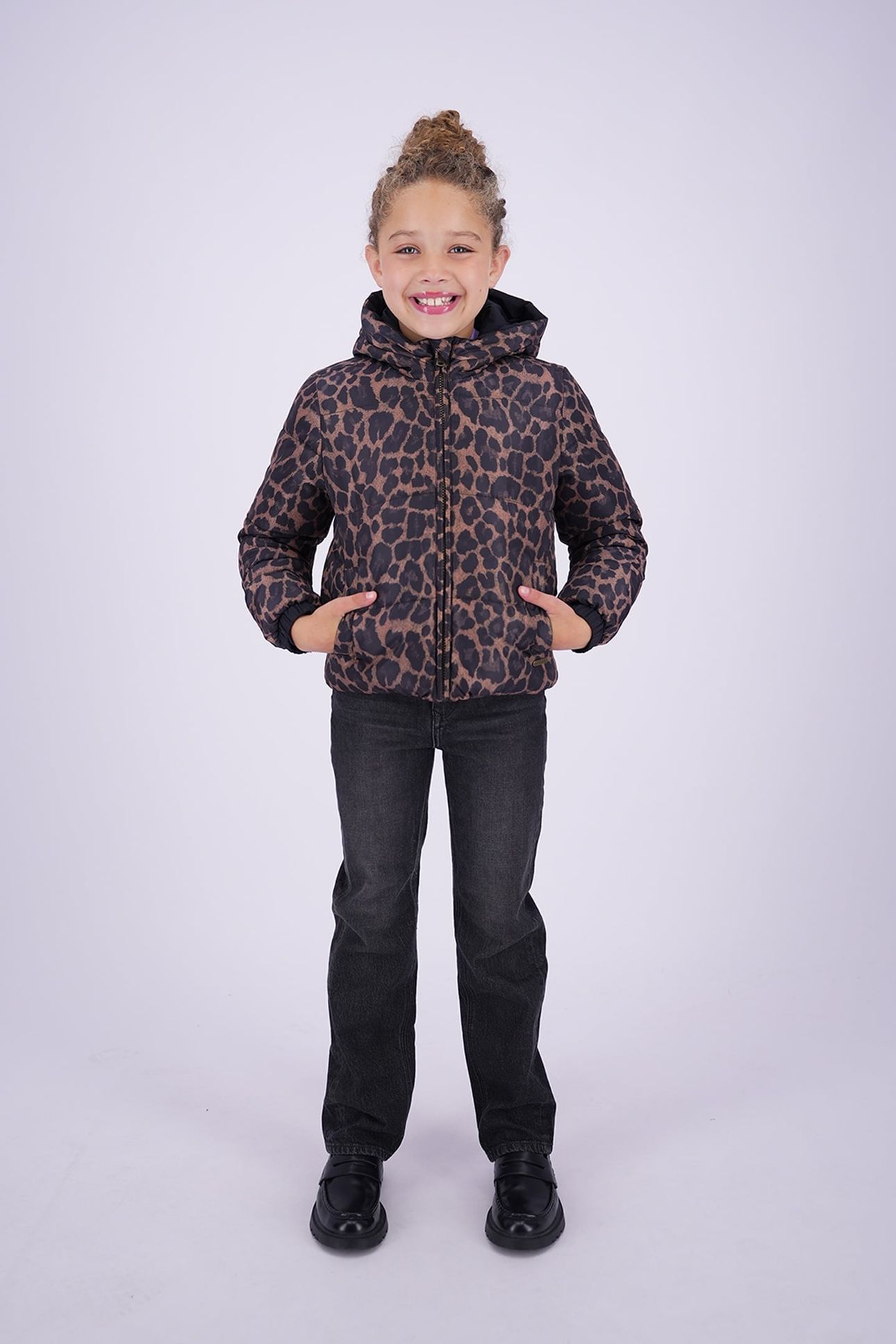 GIRLS TAMIA JACKET OUTDOOR DEEP BLACK 1