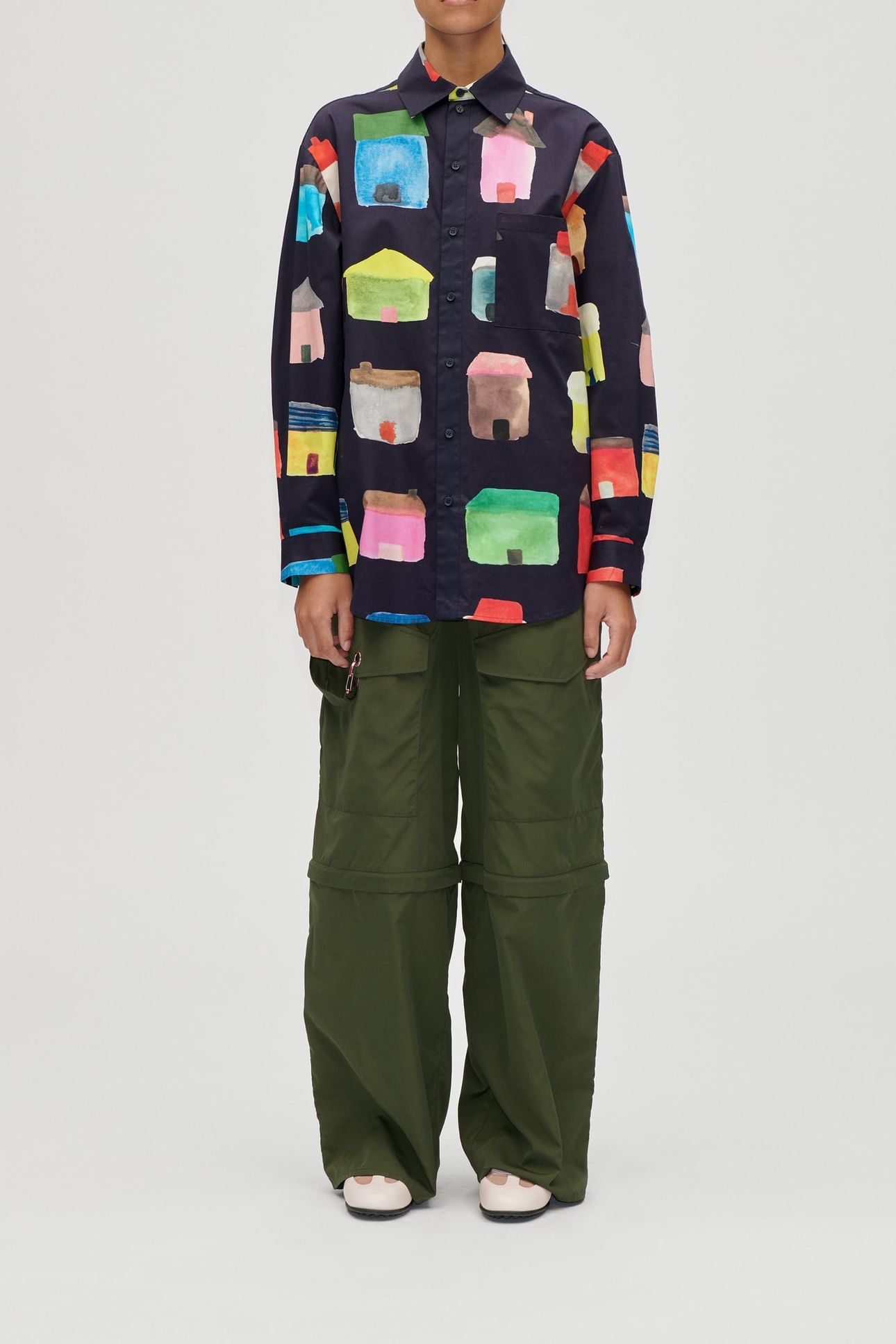 BUNGEE TECH ZIP-OFF PANTS OLIVE NIGHT 1