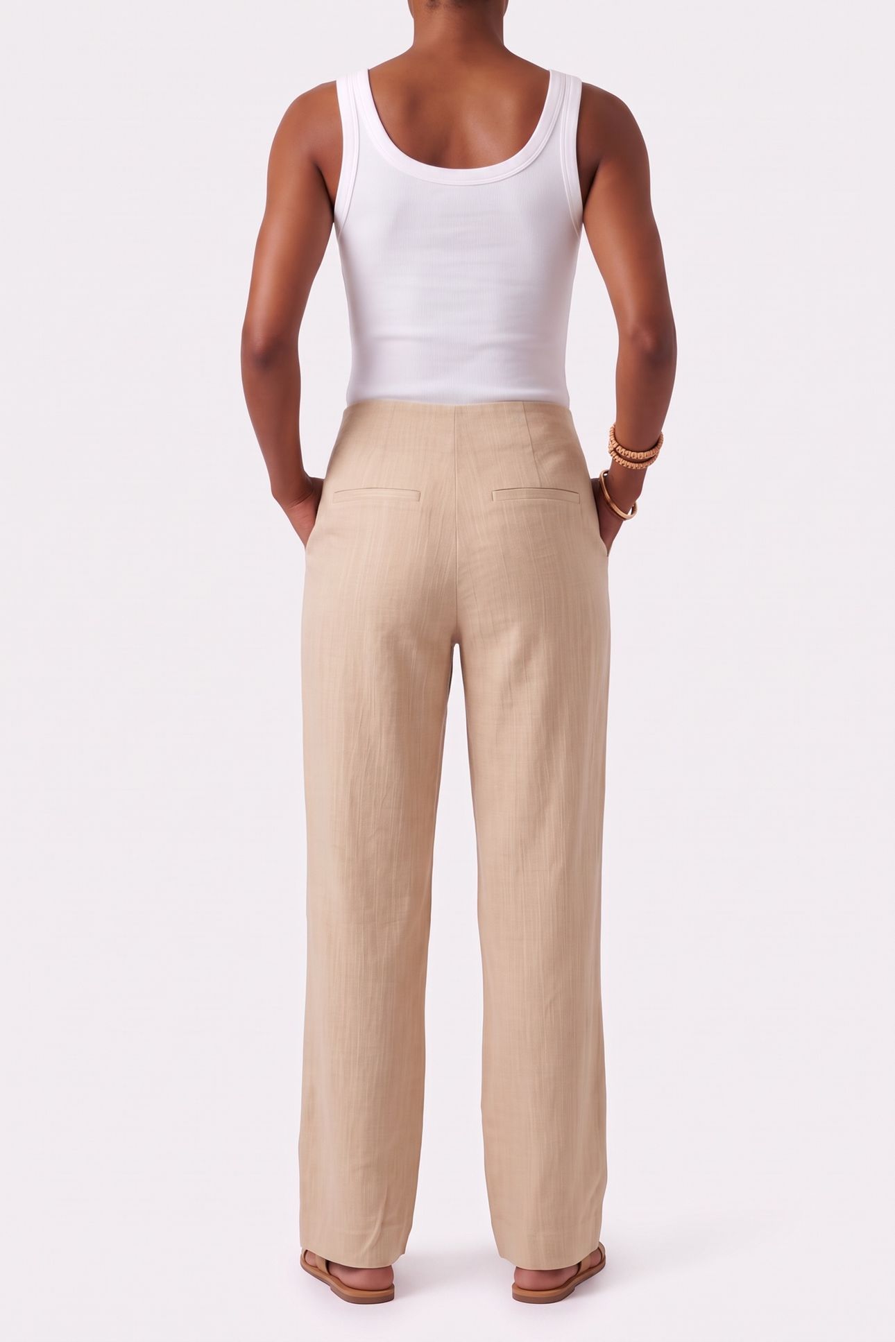 EANDRA TROUSERS YELLOW 2