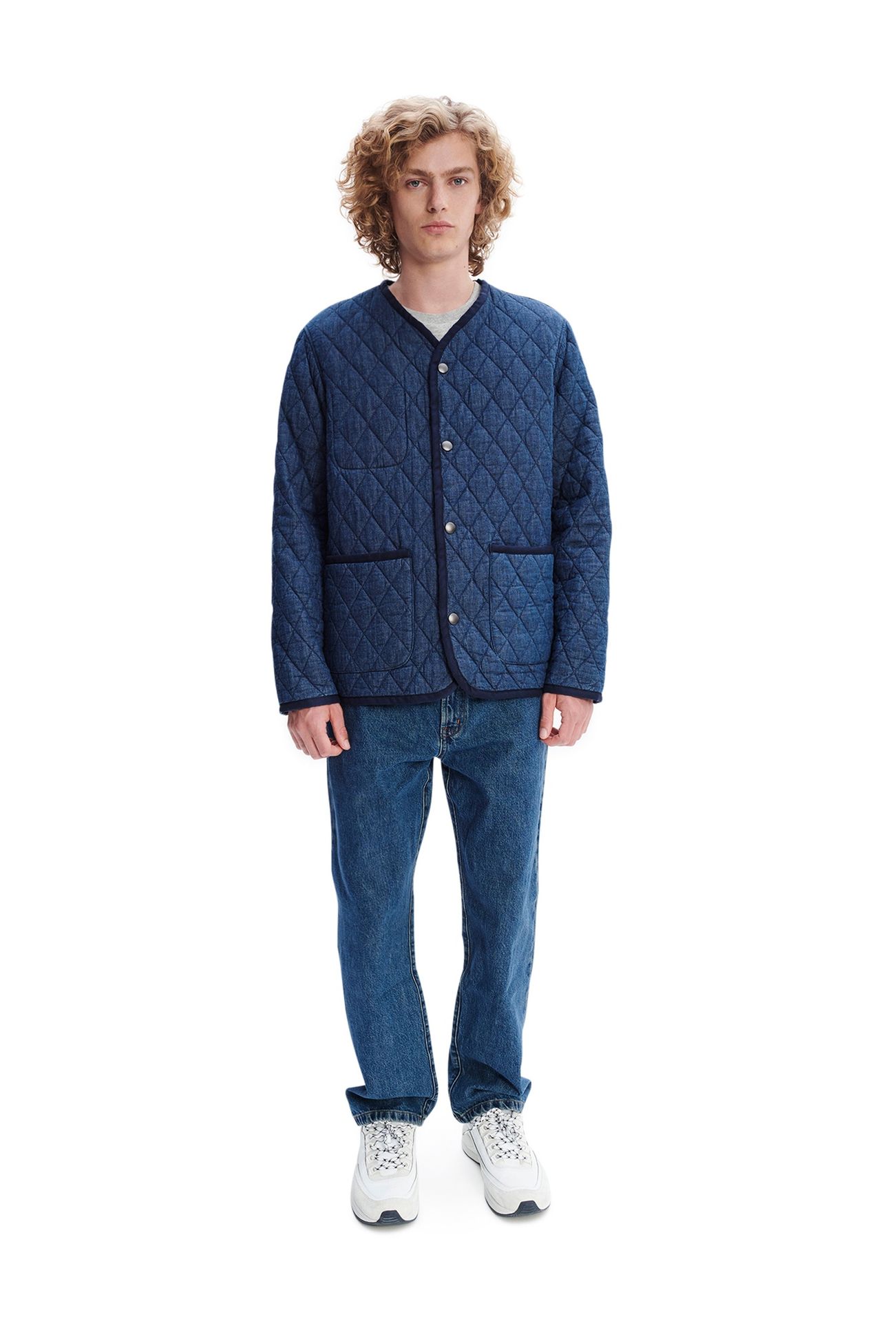 UNISEX JACKET ALEIK WASHED INDIGO 1