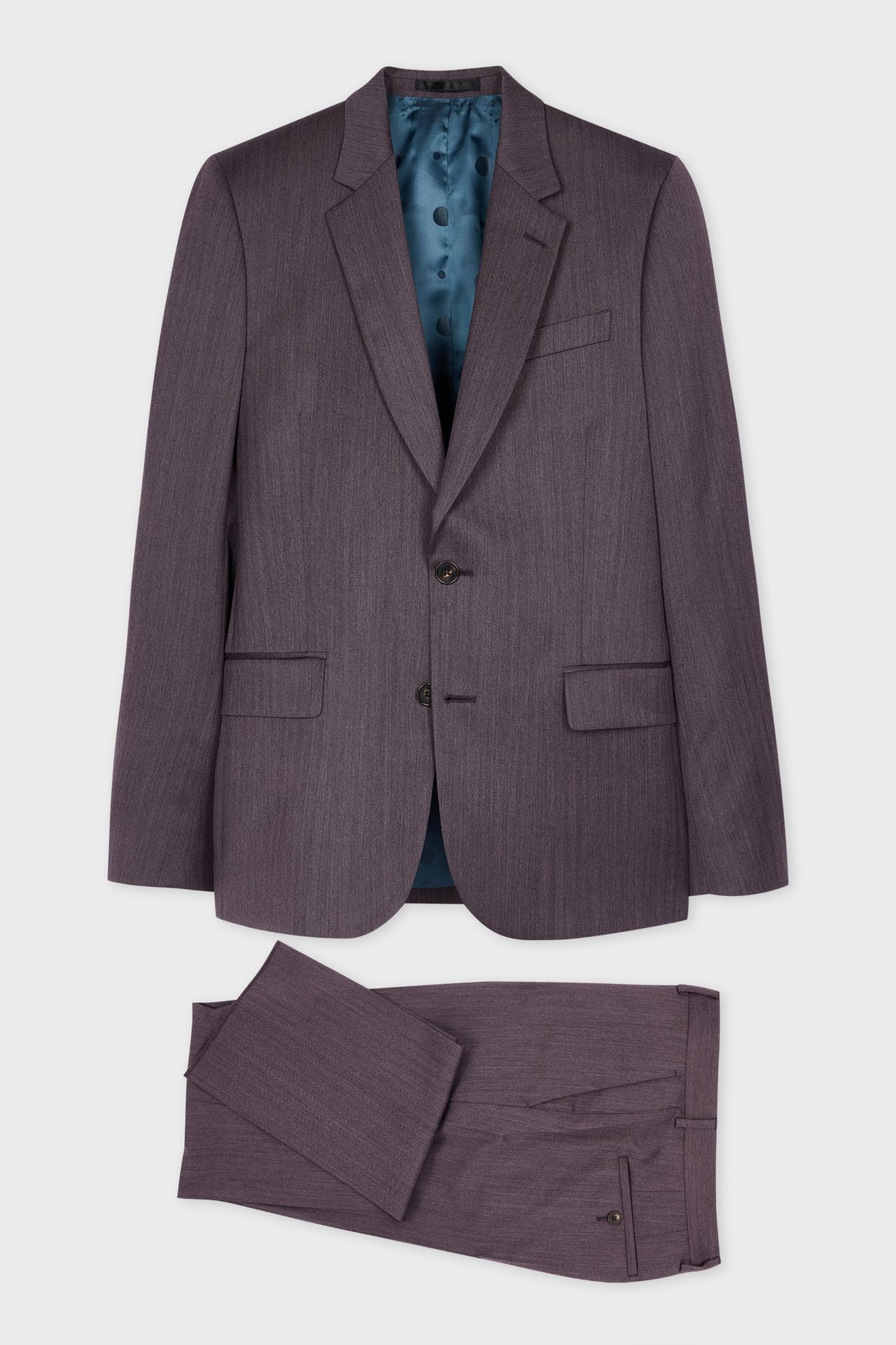 MENS TAILORED FIT 2 BUTTON SUIT PINK 1