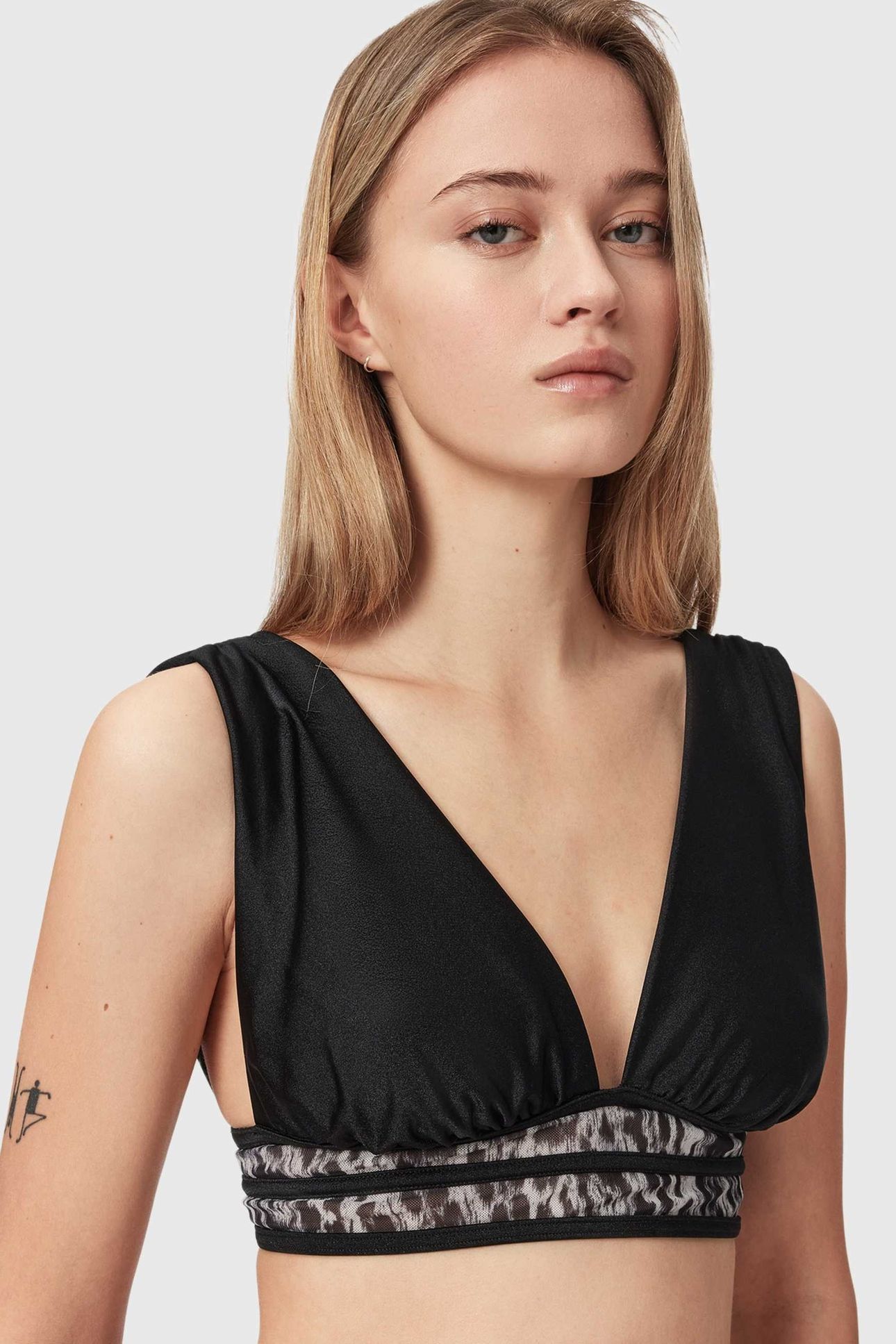 XALIA BIKINI TOP BLACK/GREY LEOPARD 6