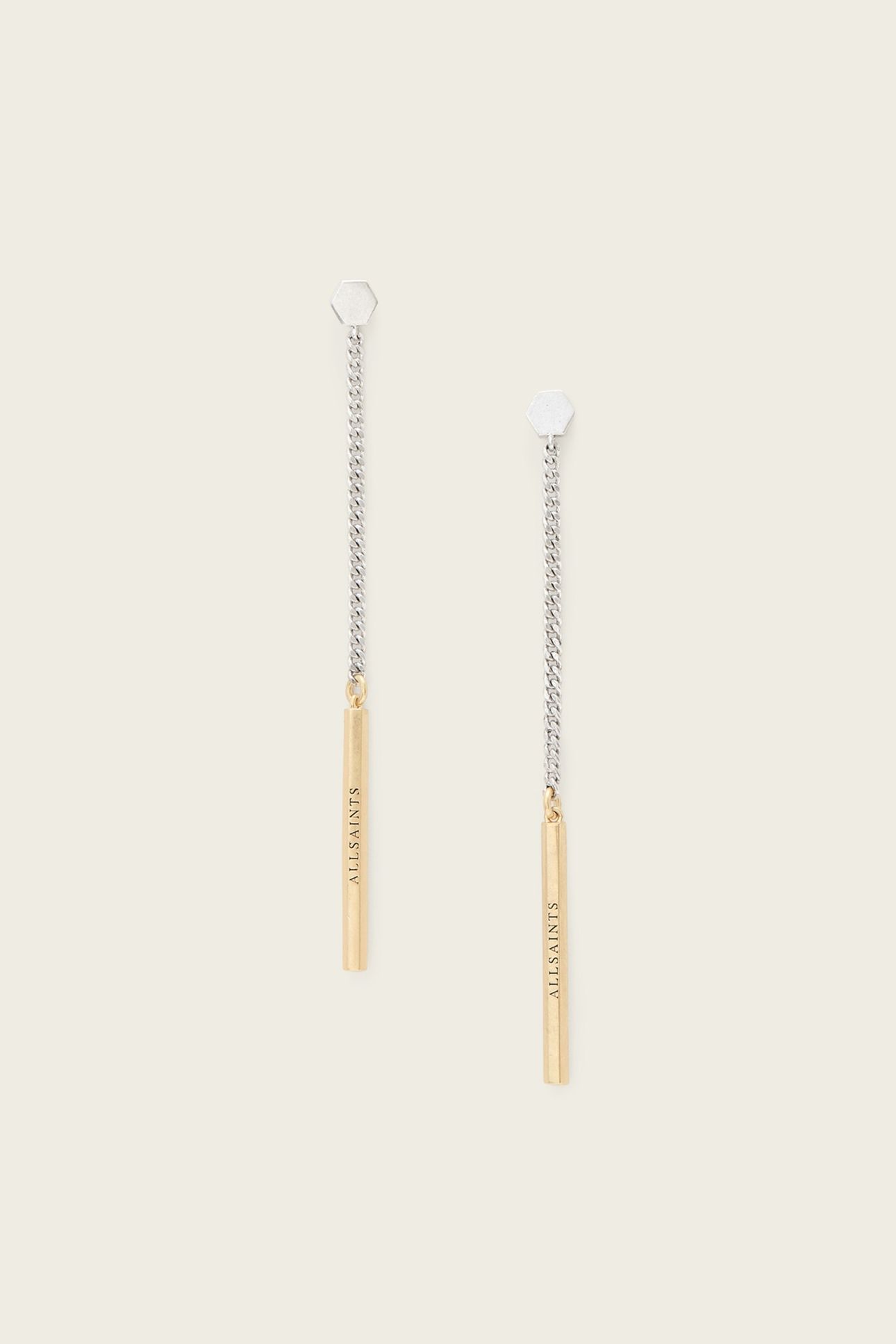 MAEVE LINEAR ERNGS WARM SILVER MIX 1