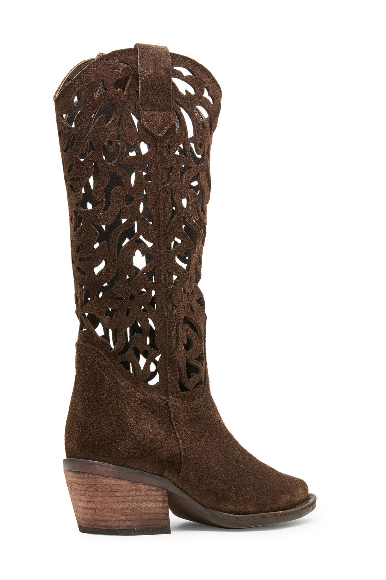 ALBANY-CUTOUT BOOTS BROWN SUEDE 3