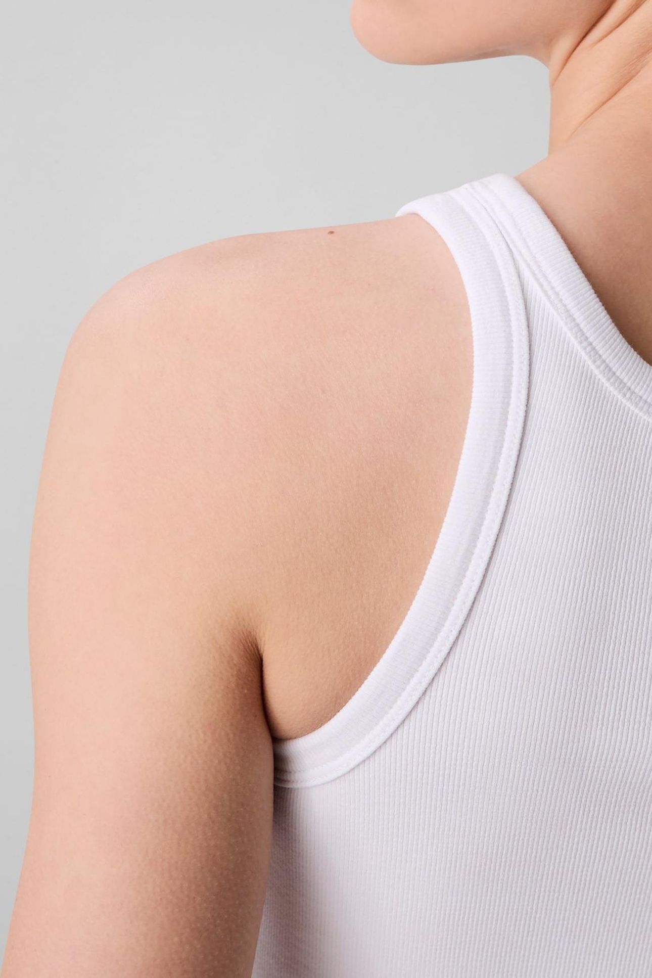 SL COTTON CONTOUR RIB BRILLIANT WHITE 6