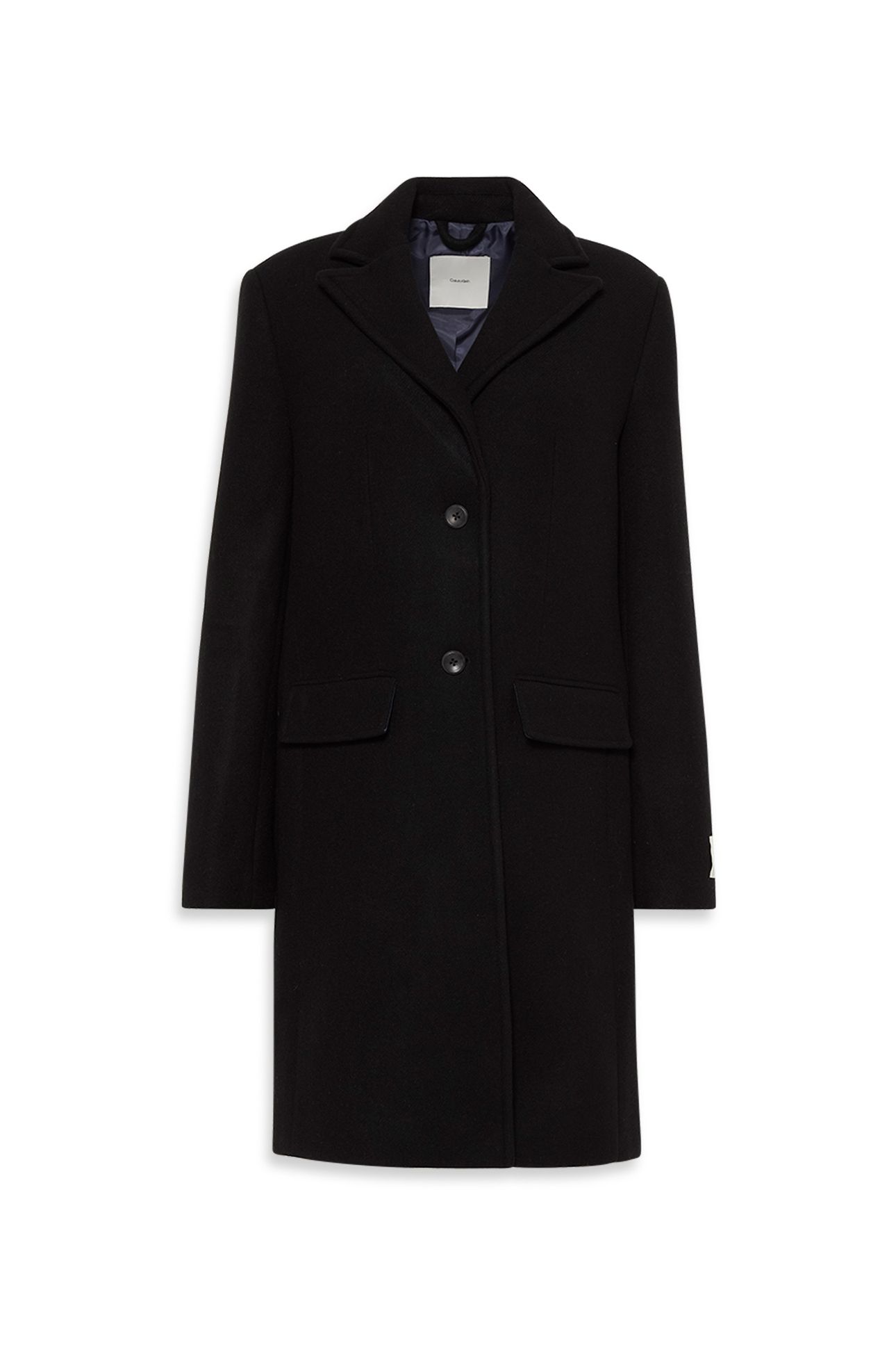 TAILORED SINGLE BREASTED COAT BLACK 4