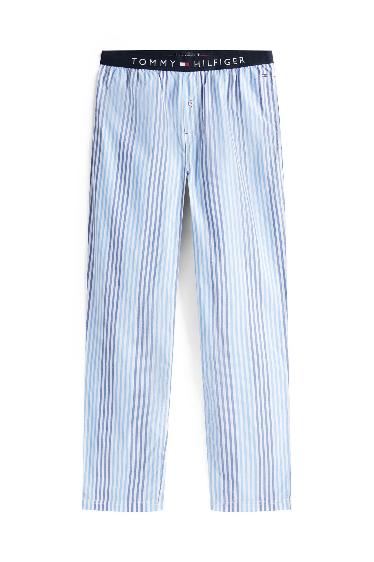 LS PANT WOVEN SET BREEZY BLUE/TWILL STRIPES 6