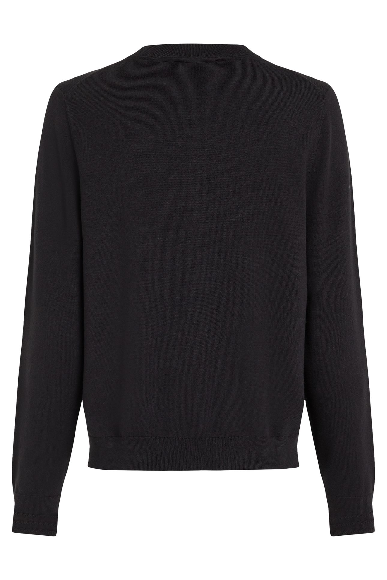 COTTON JERSEY CREW NECK BLACK 6