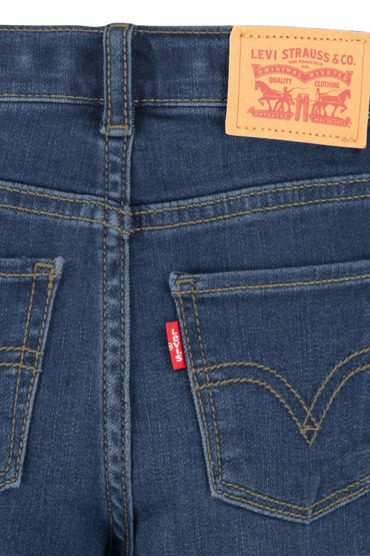 GIRLS 720 HIGH RISE SUPER SKINNY RESILIENT BLUE 3