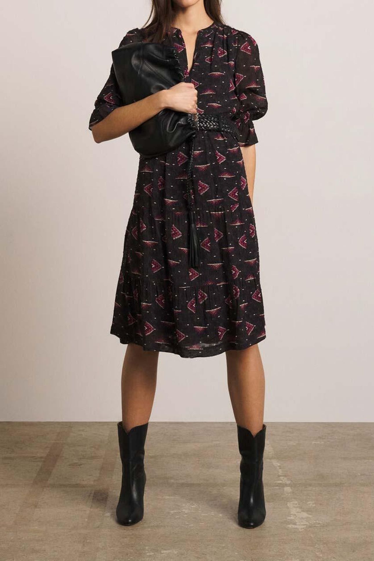 MID-LENGTH DRESS CARBONE 1