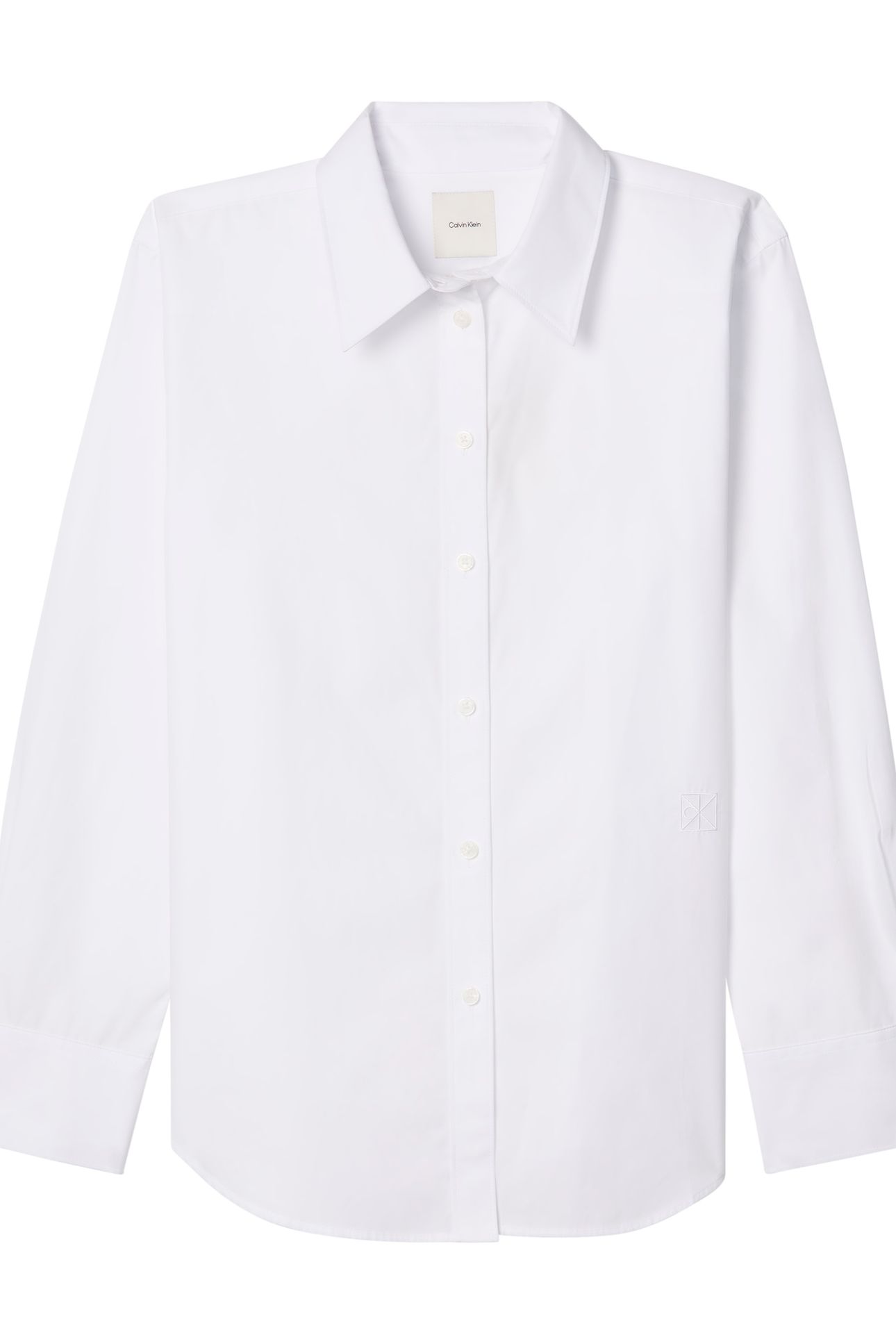 COTTON POPLIN REGULAR FIT SHIRT BRILLIANT WHITE 4