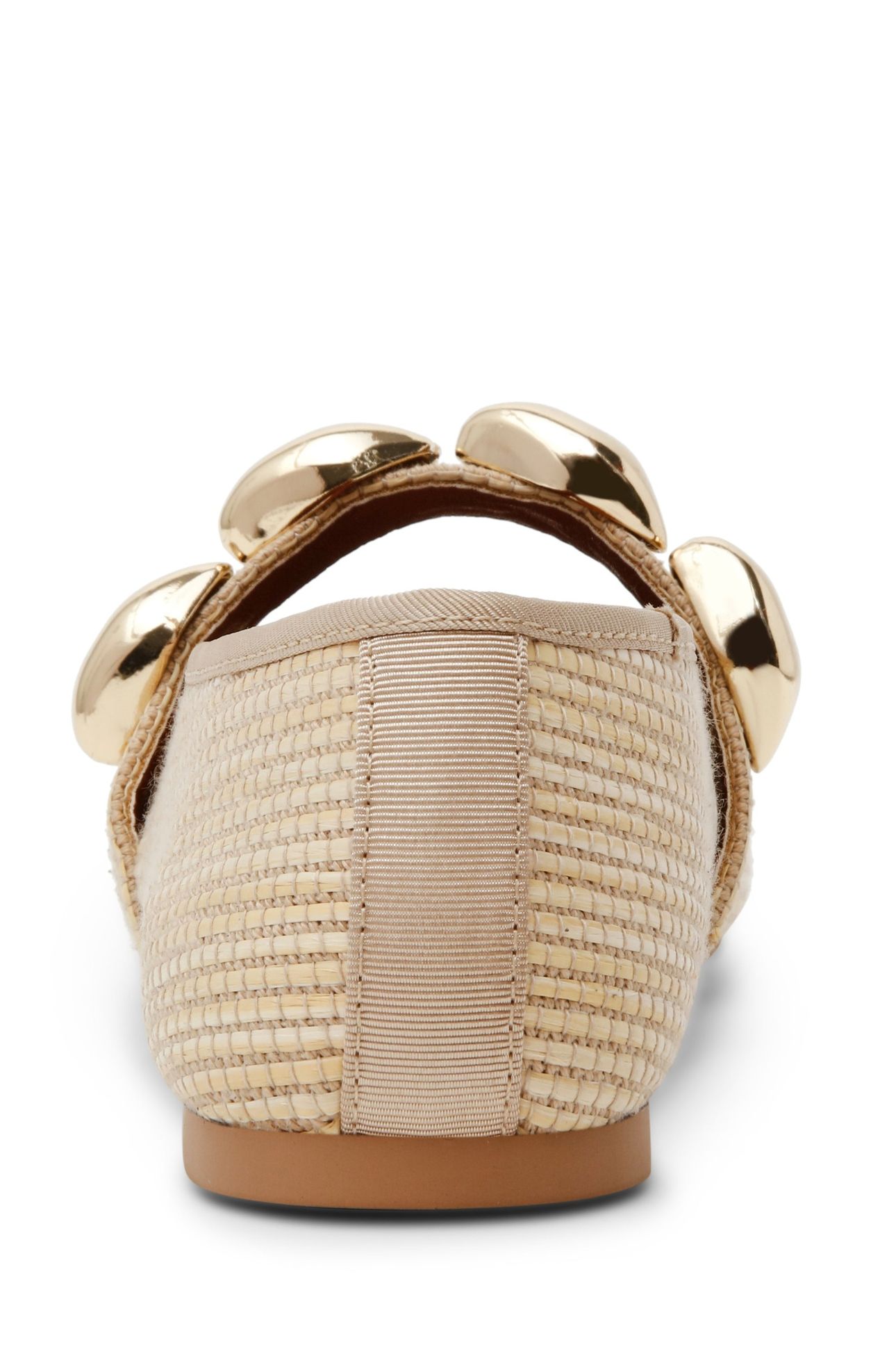 POPPIN FLAT SHOES NAT RAFFIA 5