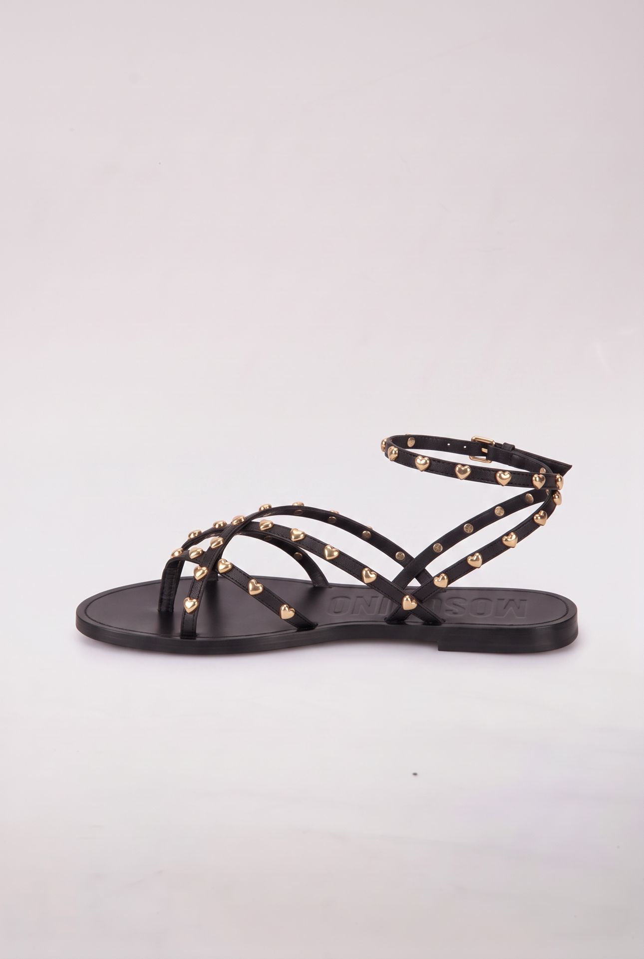 LEATHER SANDALS BLACK 4