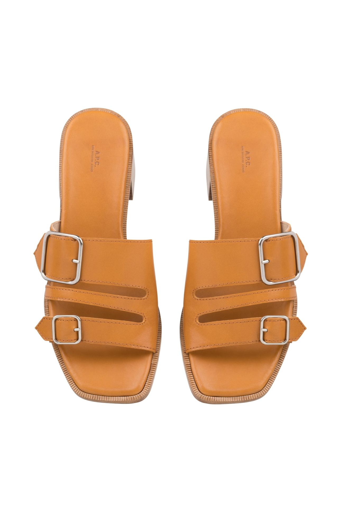 MULES ALY WITH HEEL CAMEL 2