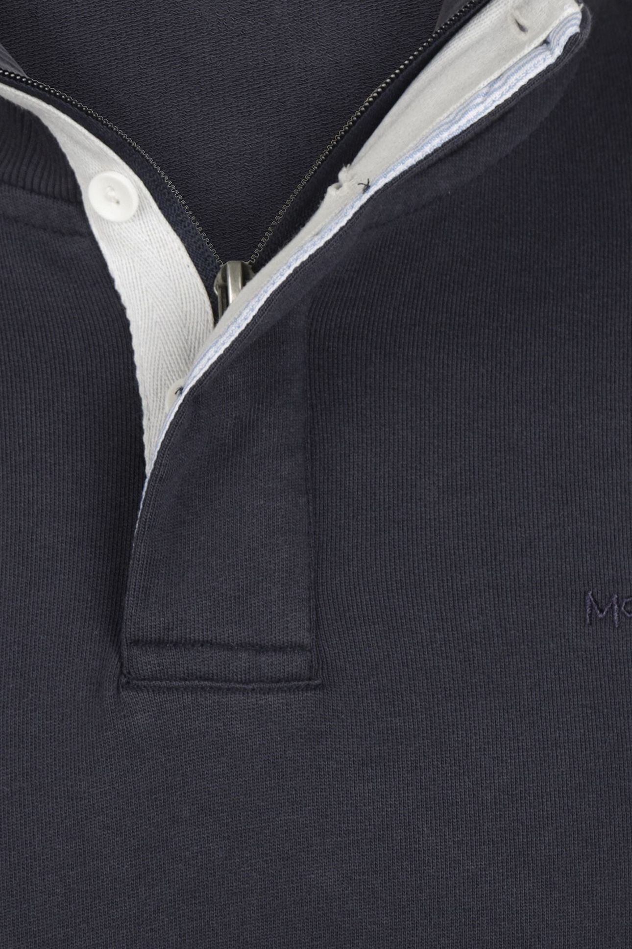 ZIP MOCK SWEATSHIRT NAVY 6