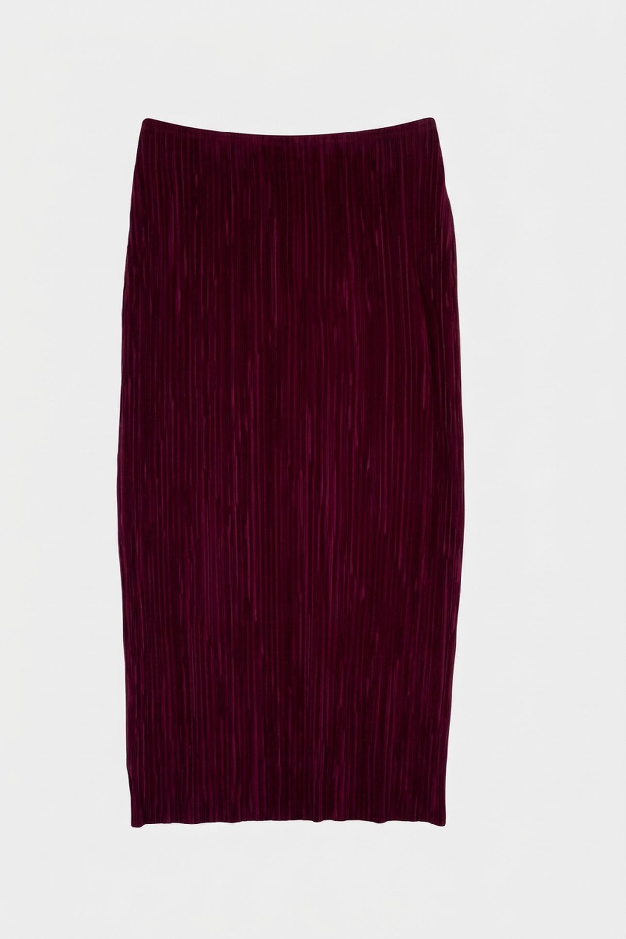 PLISSE MIDI SKIRT BERRY GLAZE 3