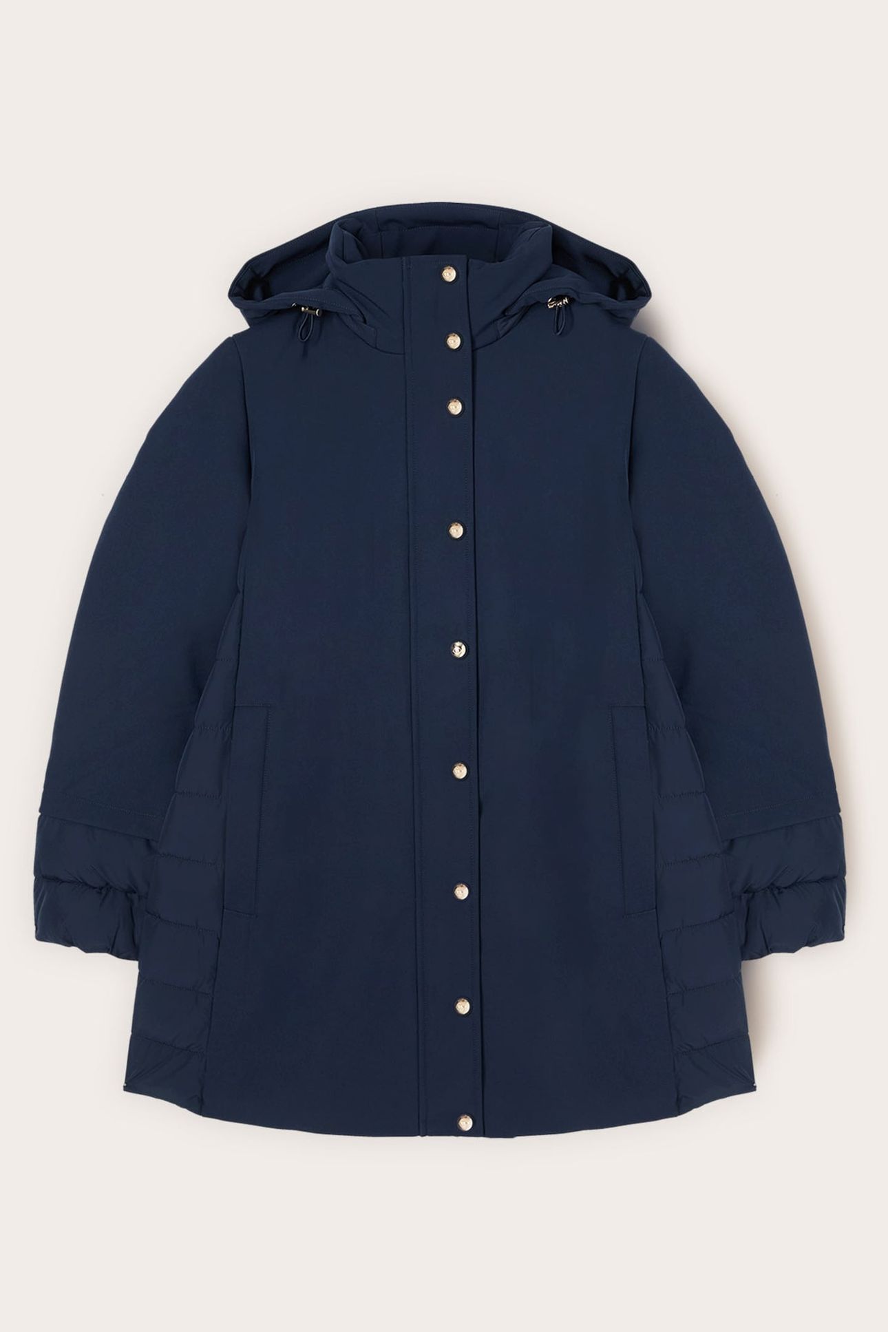 DOWN JACKET WITH REMOVABLE HOOD BLUE 3