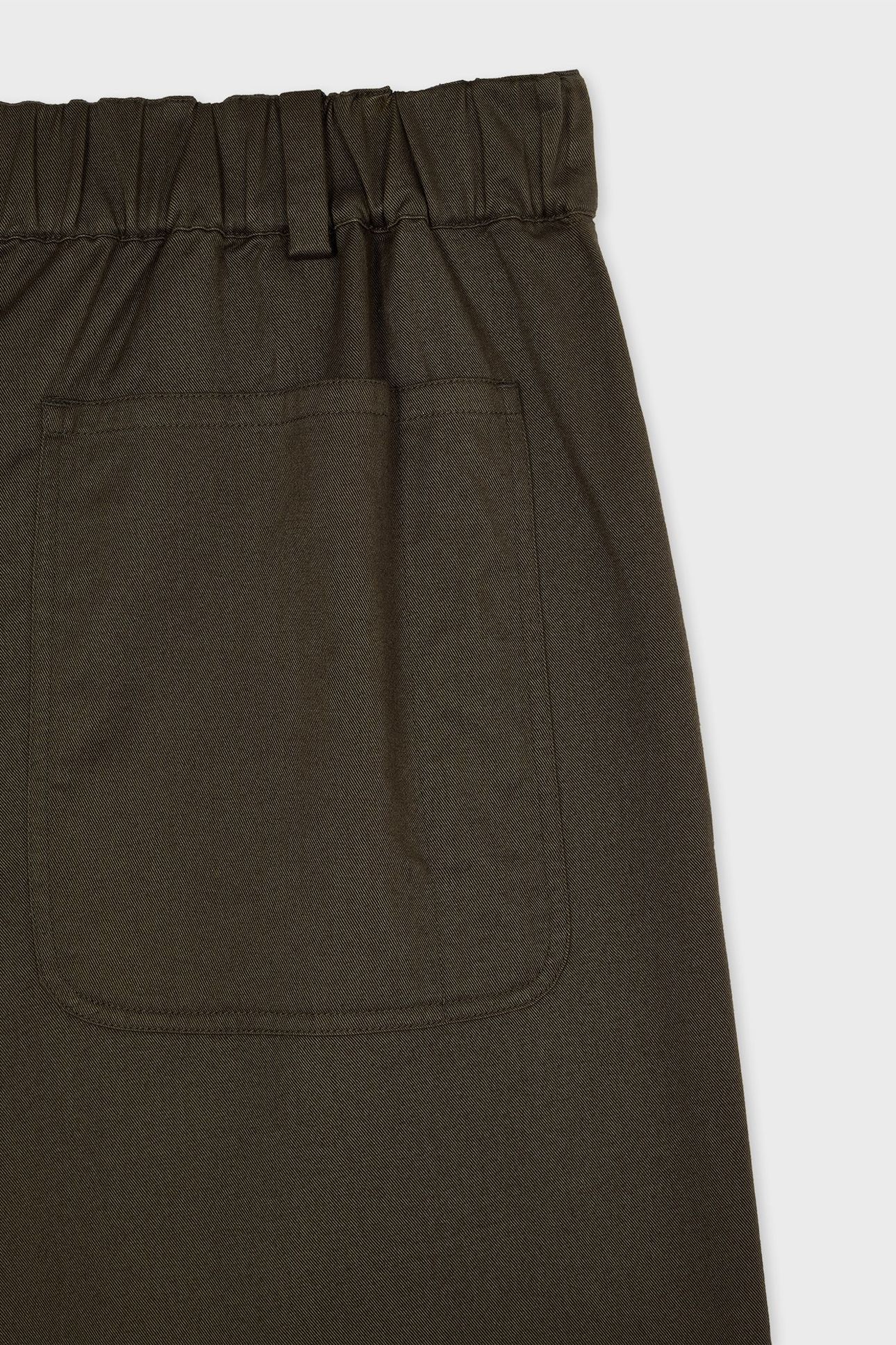 MENS EMBORIDERED SHORT MILITARY GREEN 5
