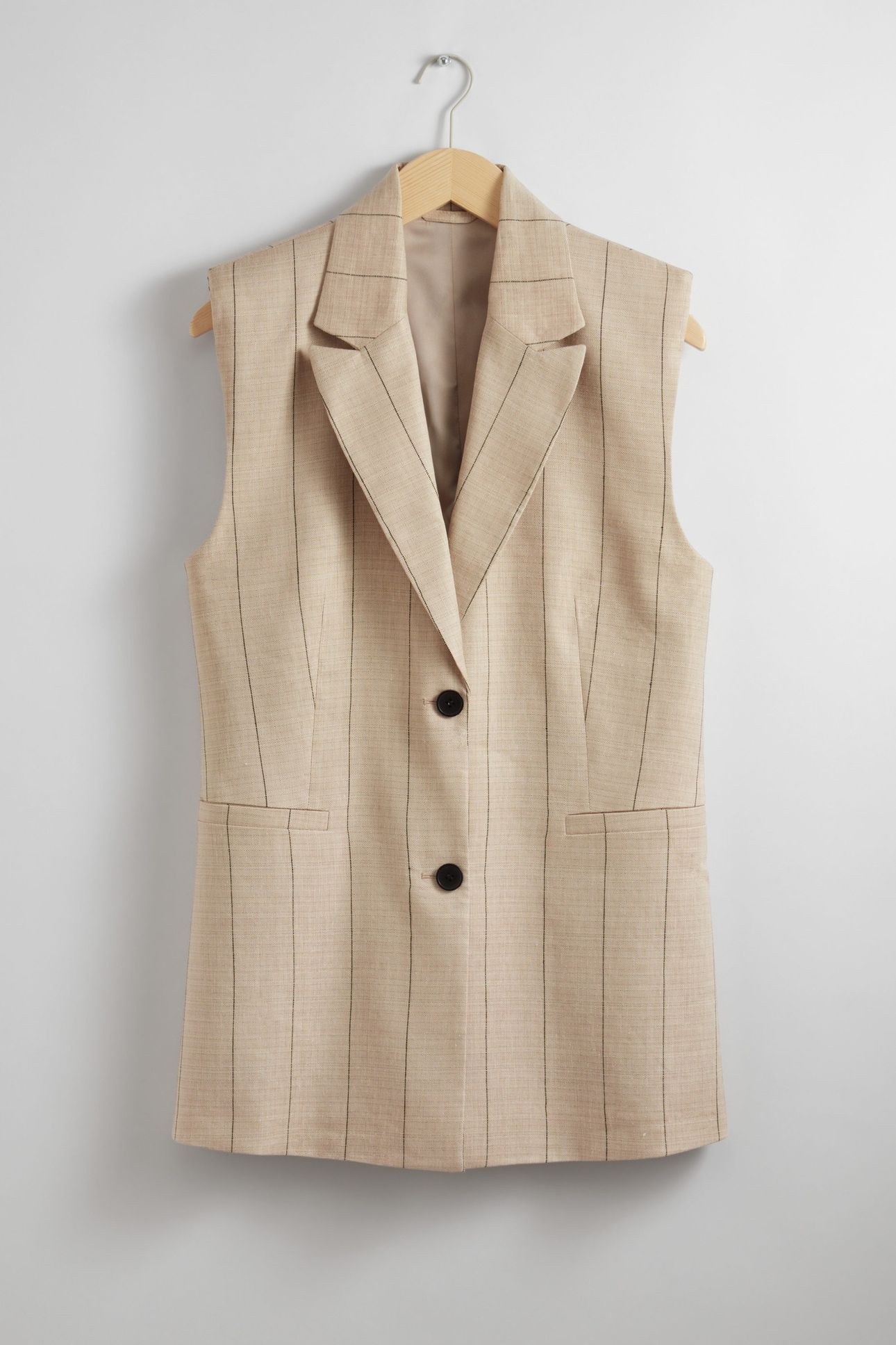 ST RUE BLAZER VEST BEIGE 3