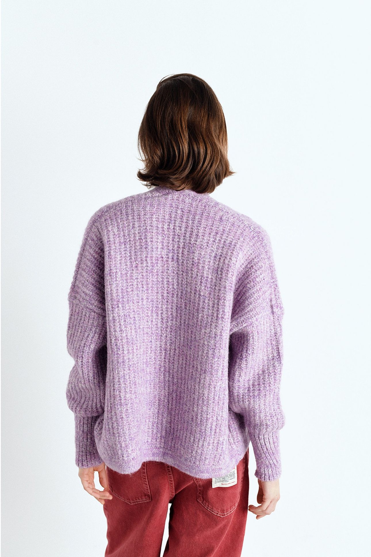 EAST CARDIGAN LILAS MOULINE 2
