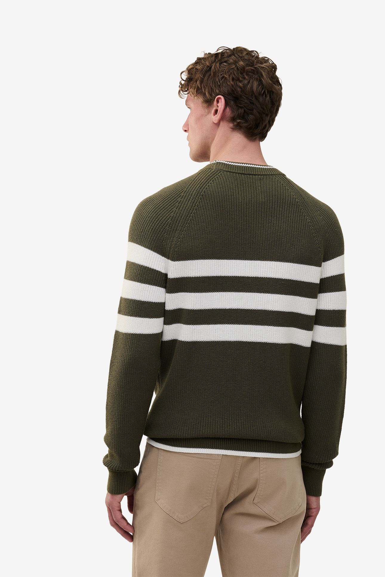 EVAN COTTON STRIPE GREEN 2