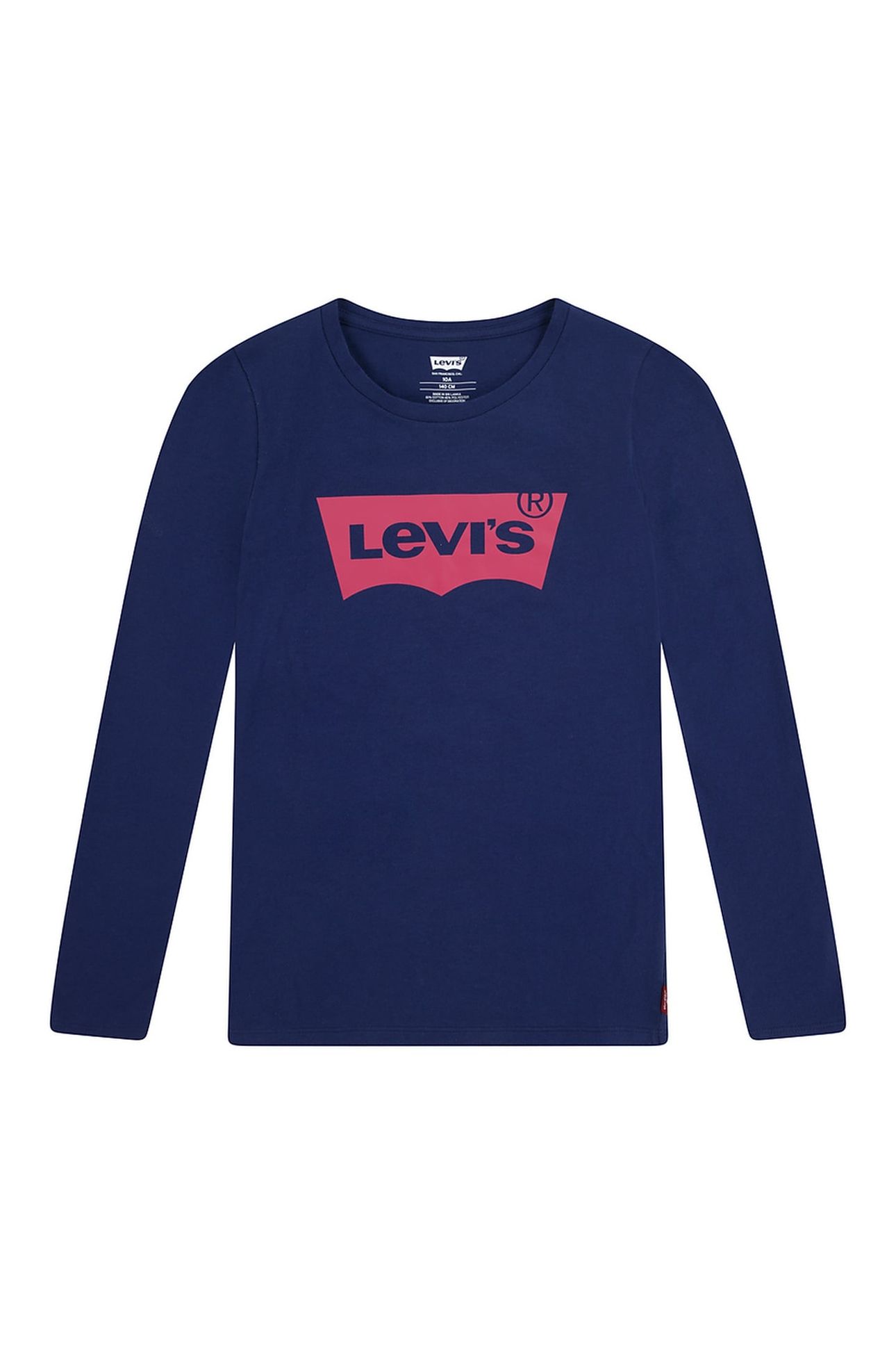 GIRLS L/S BATWING TEE MEDIEVAL BLUE 1