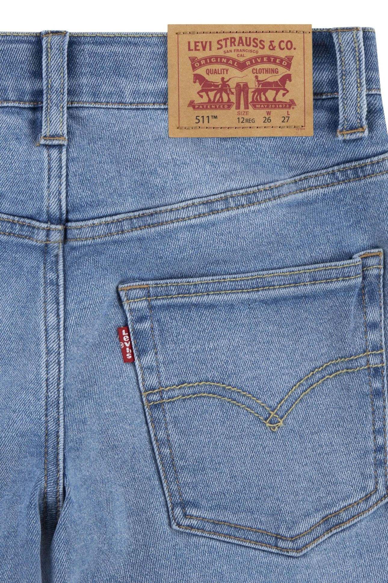 BOYS STAY LOOSE TAPER JEANS BASIL SKY 5