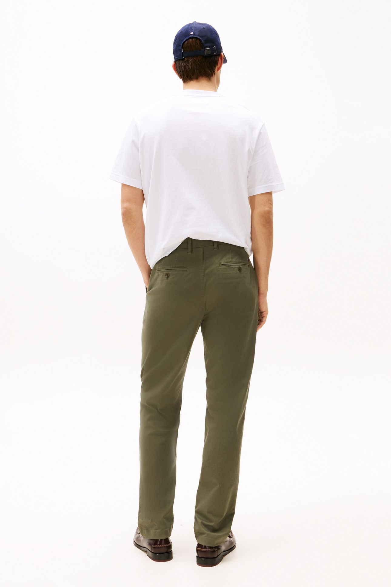 CHINO DENTON 1985 PIMA COTTON ARMY GREEN 2