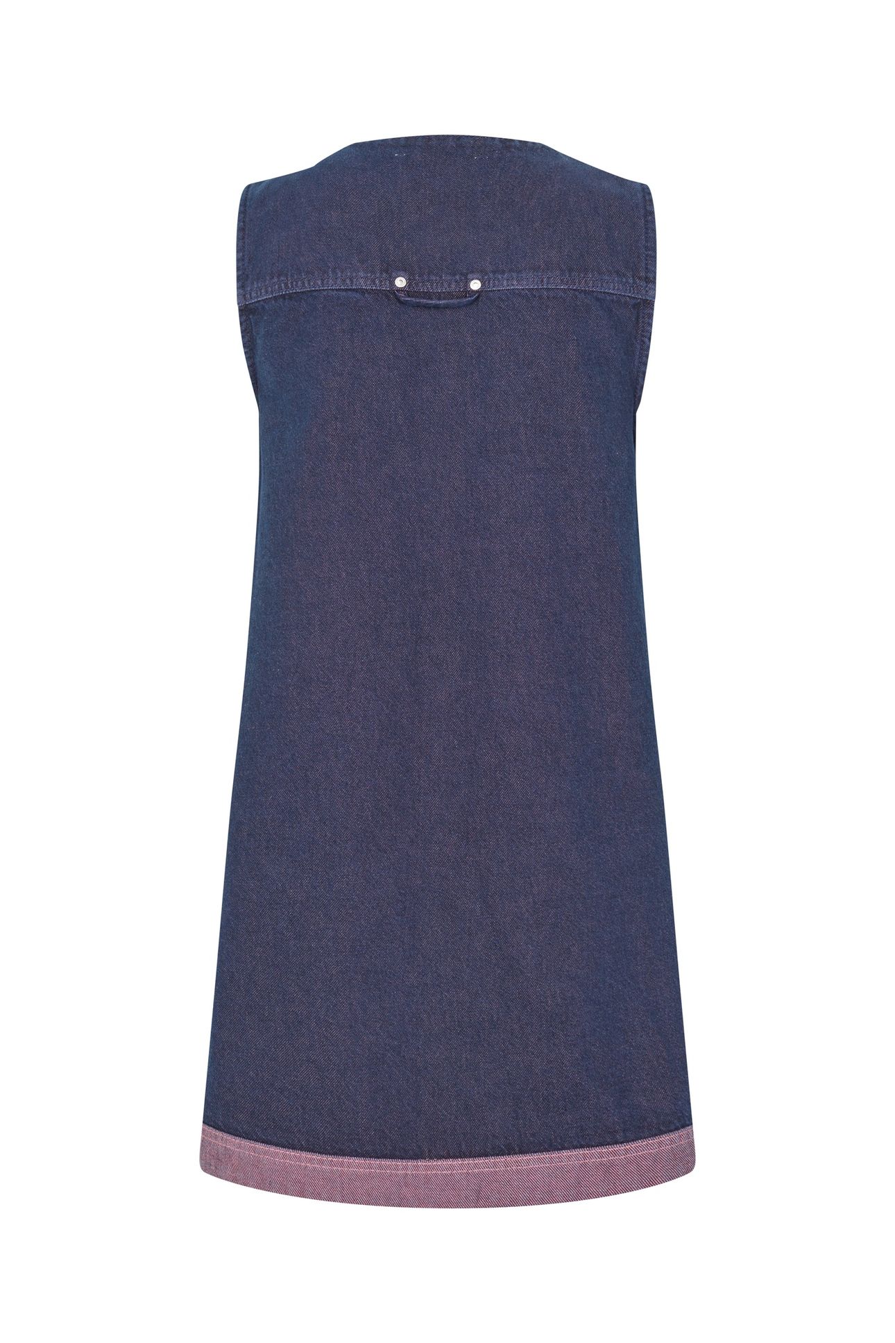 VEST POCKET MINI DRESS DUSKY/DRIED ROSE 4