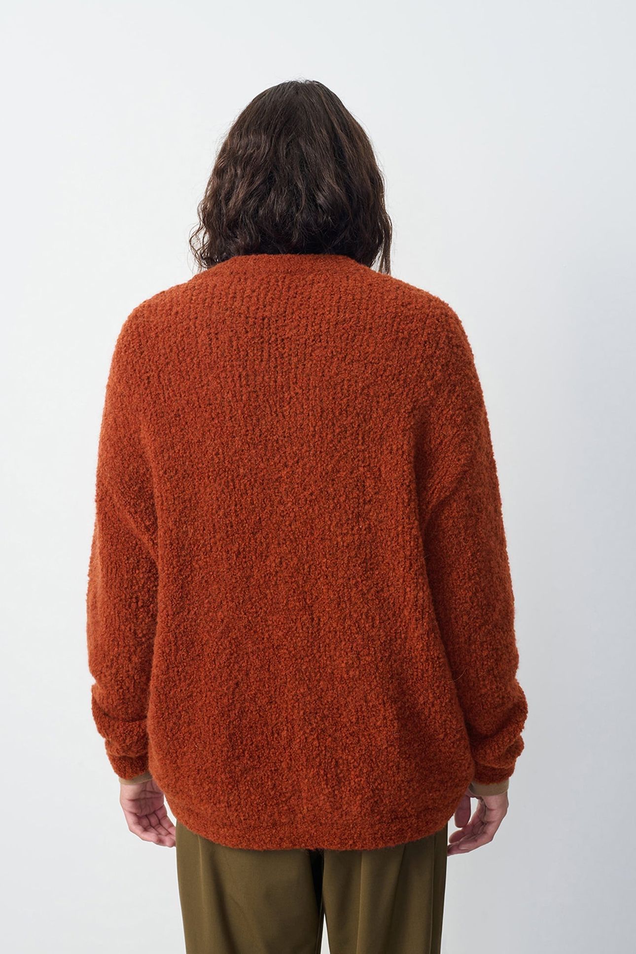 ZOLLY CARDIGAN BRIQUE CHINE 2