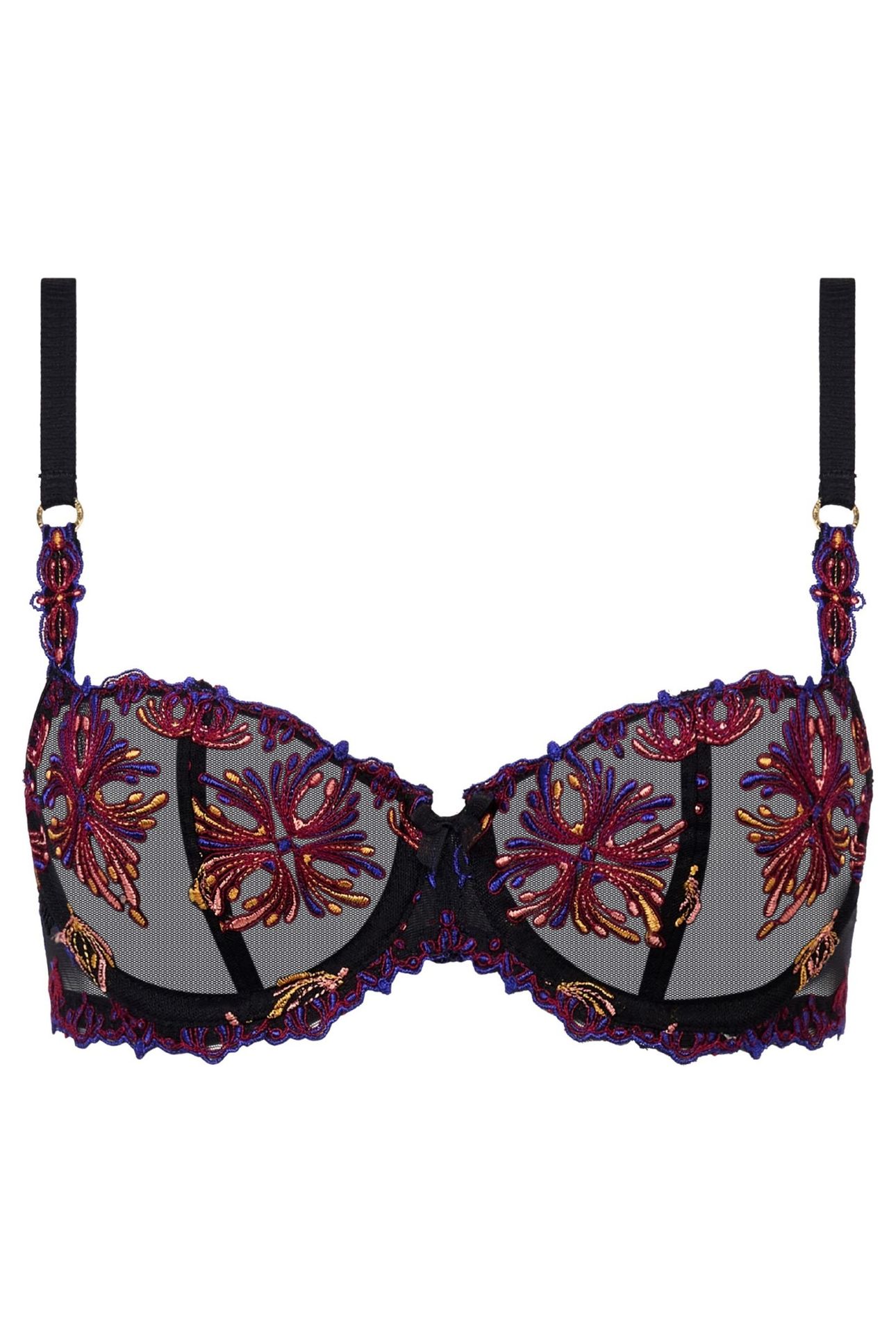 CO BRA UNDERW. HALF CUP BALCONNET BLACK JEWELS 1