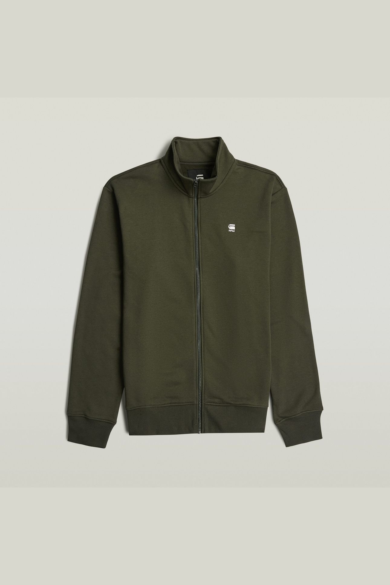 CORE ZIP STAND UP COLLAR SWEAT L/S GREY 3