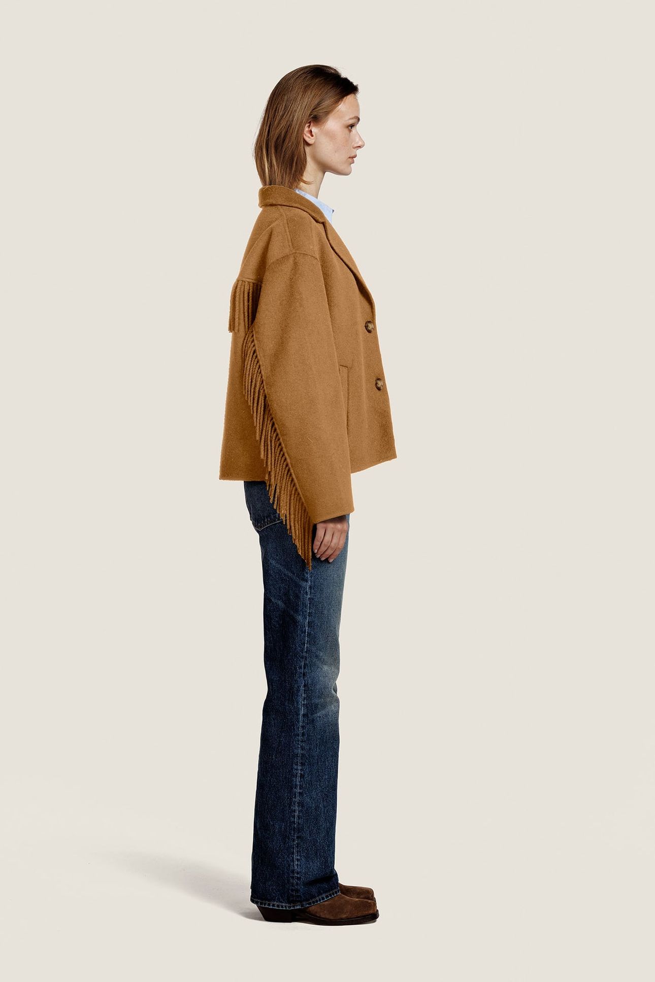 BILLIE WOOL JACKET TABACCO 2