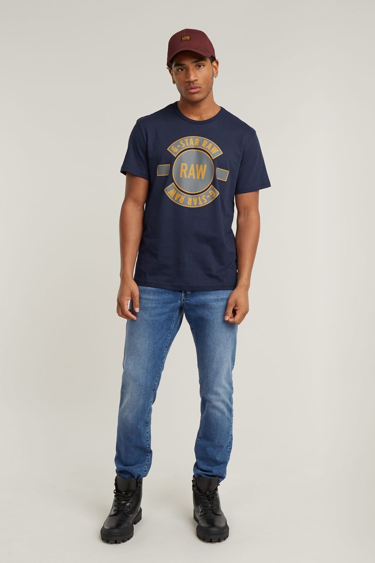 3301 REGULAR TAPERED MEDIUM BLUE 3