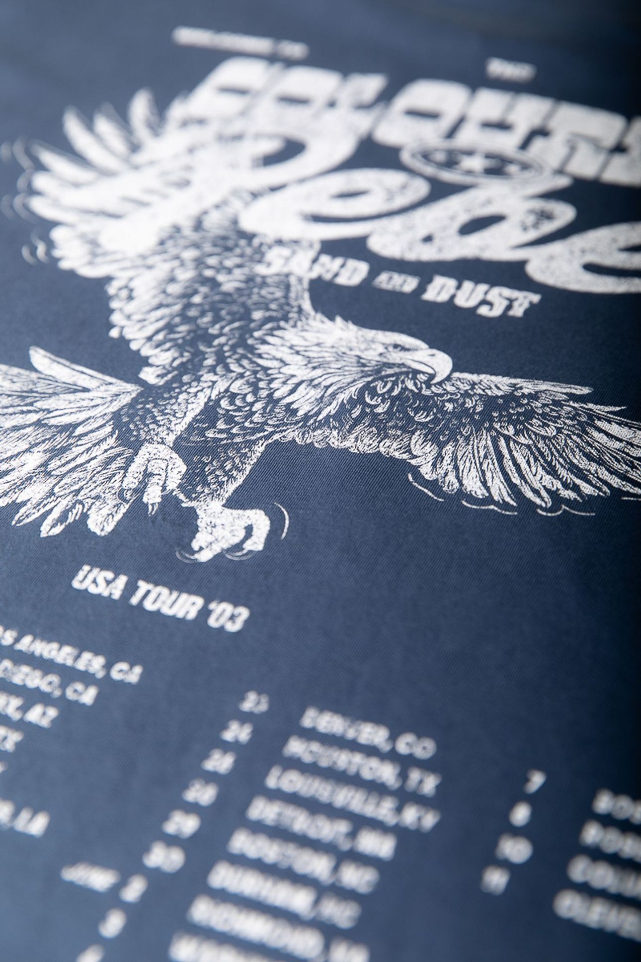 SAND AND DUST TOUR LOOSEFIT TEE DENIM BLUE 3