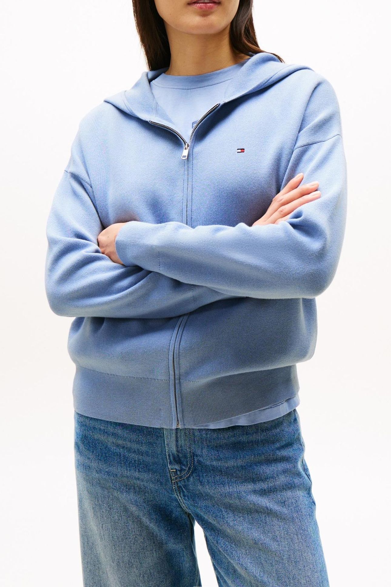 CO JERSEY STITCH ZIP BRISK BLUE 3