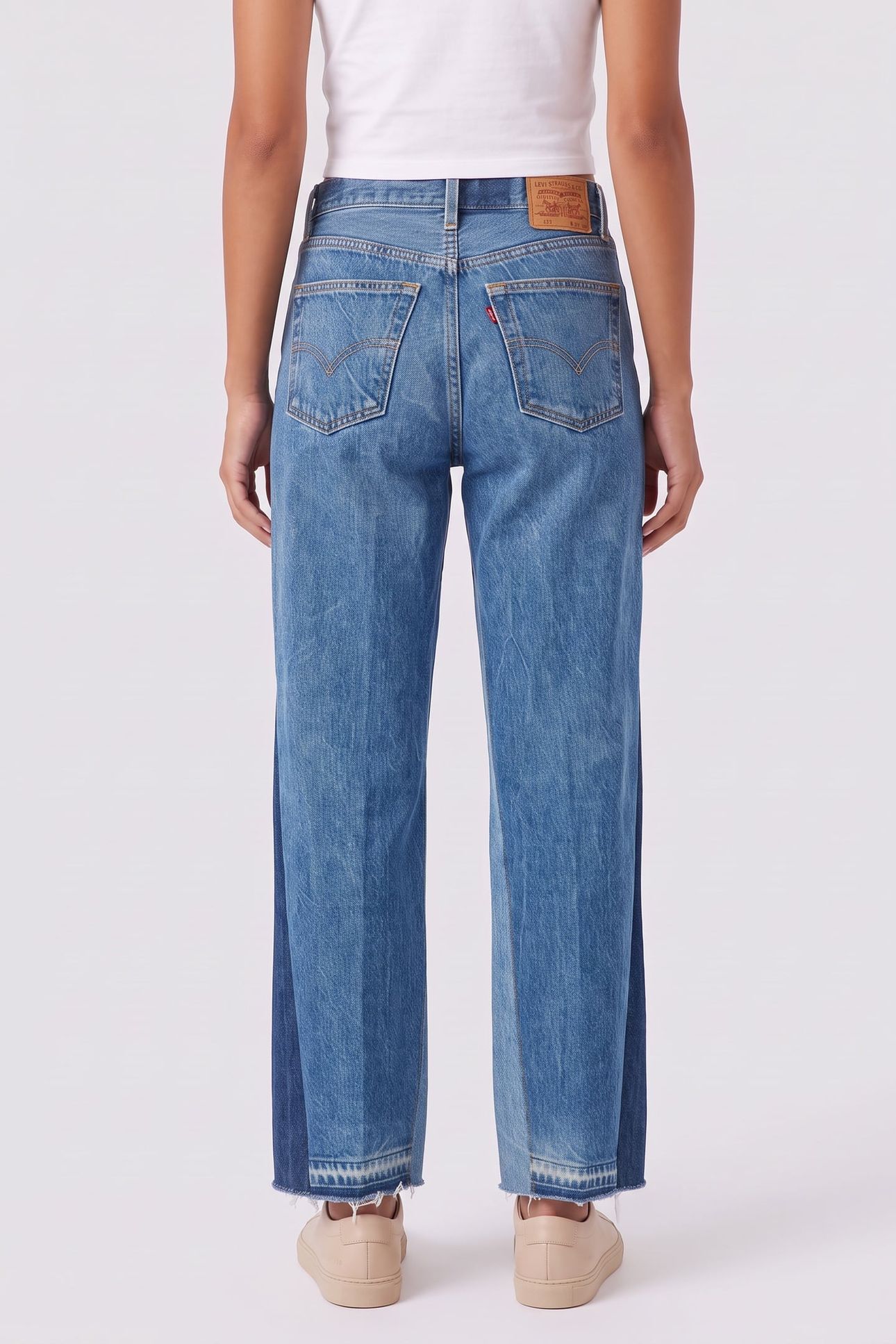 70S ULTRA HIGH RISE WIDE LEG INDIGO 2