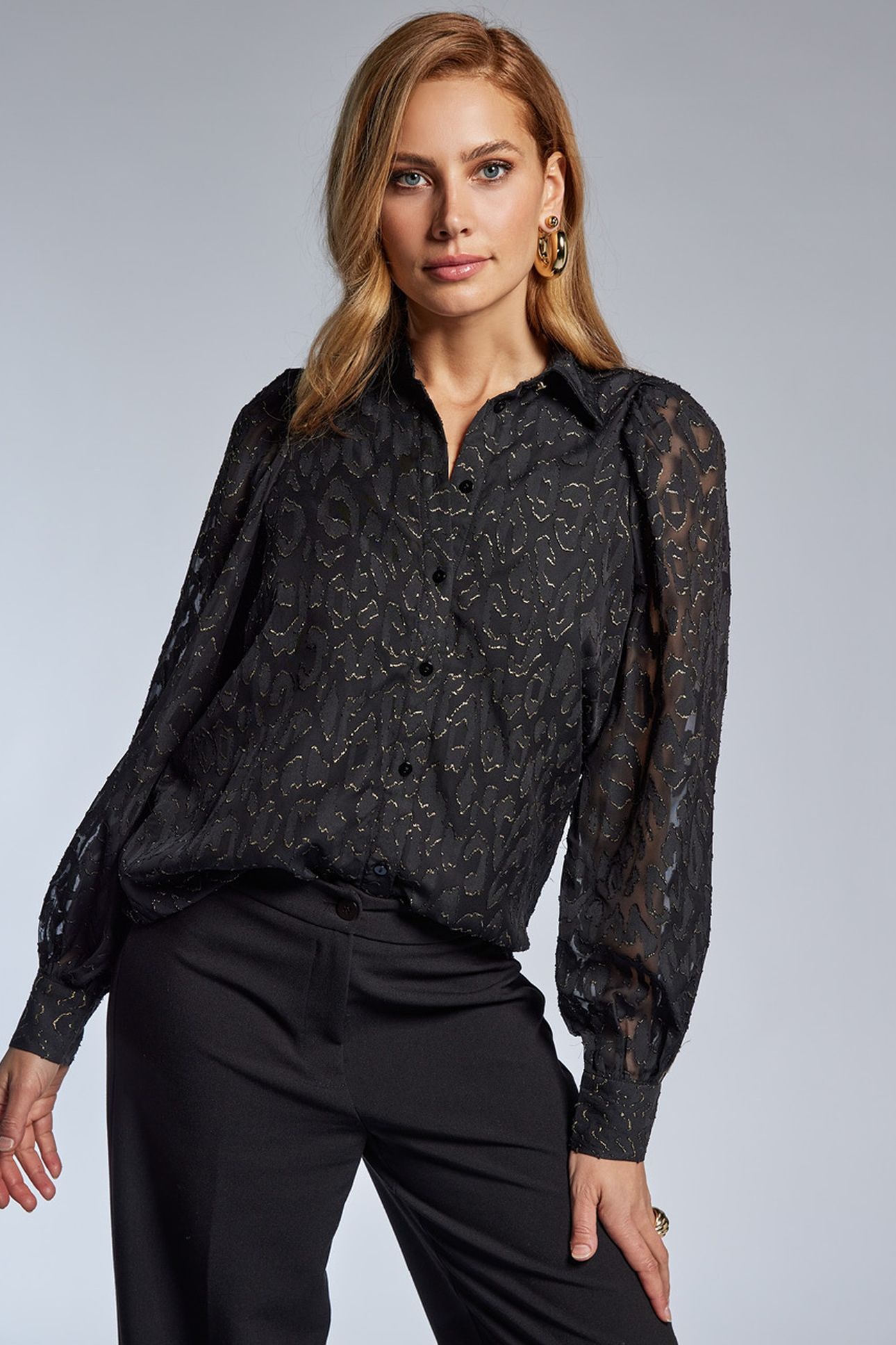 KENDALL BLOUSE BLACK 1