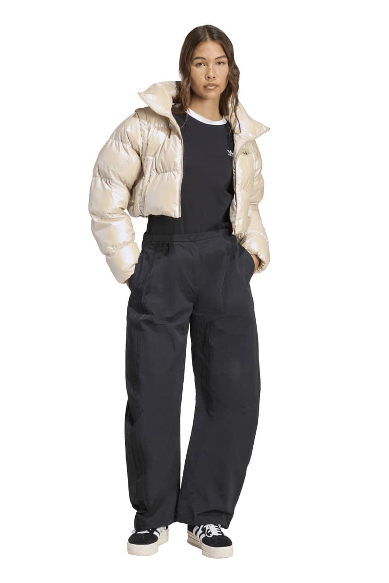 ESSENTIAL GLOSSY PUFFER STONE KHAKI 3
