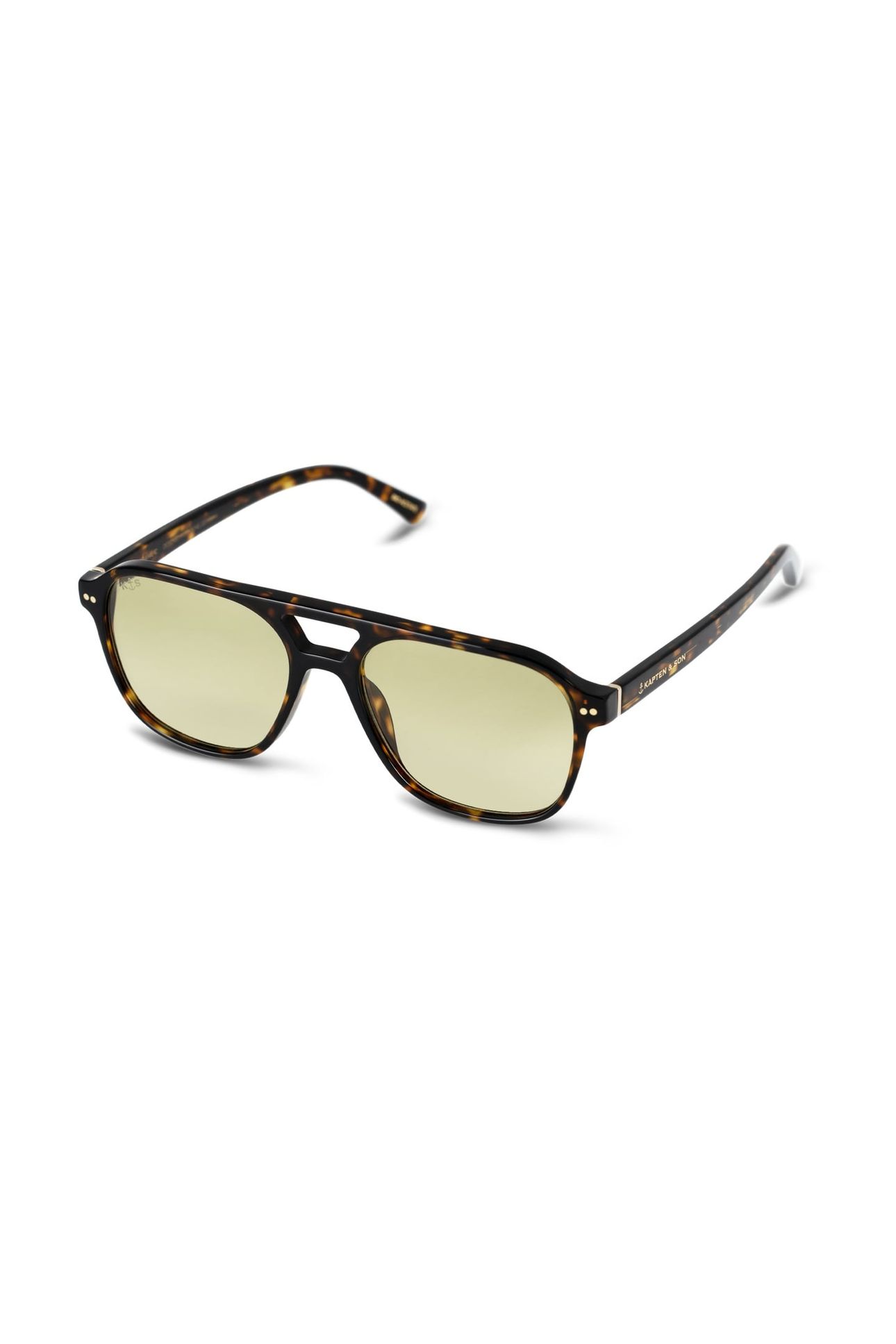UNISEX ZURICH OVERSIZE DARK TORTOISE GREEN 2