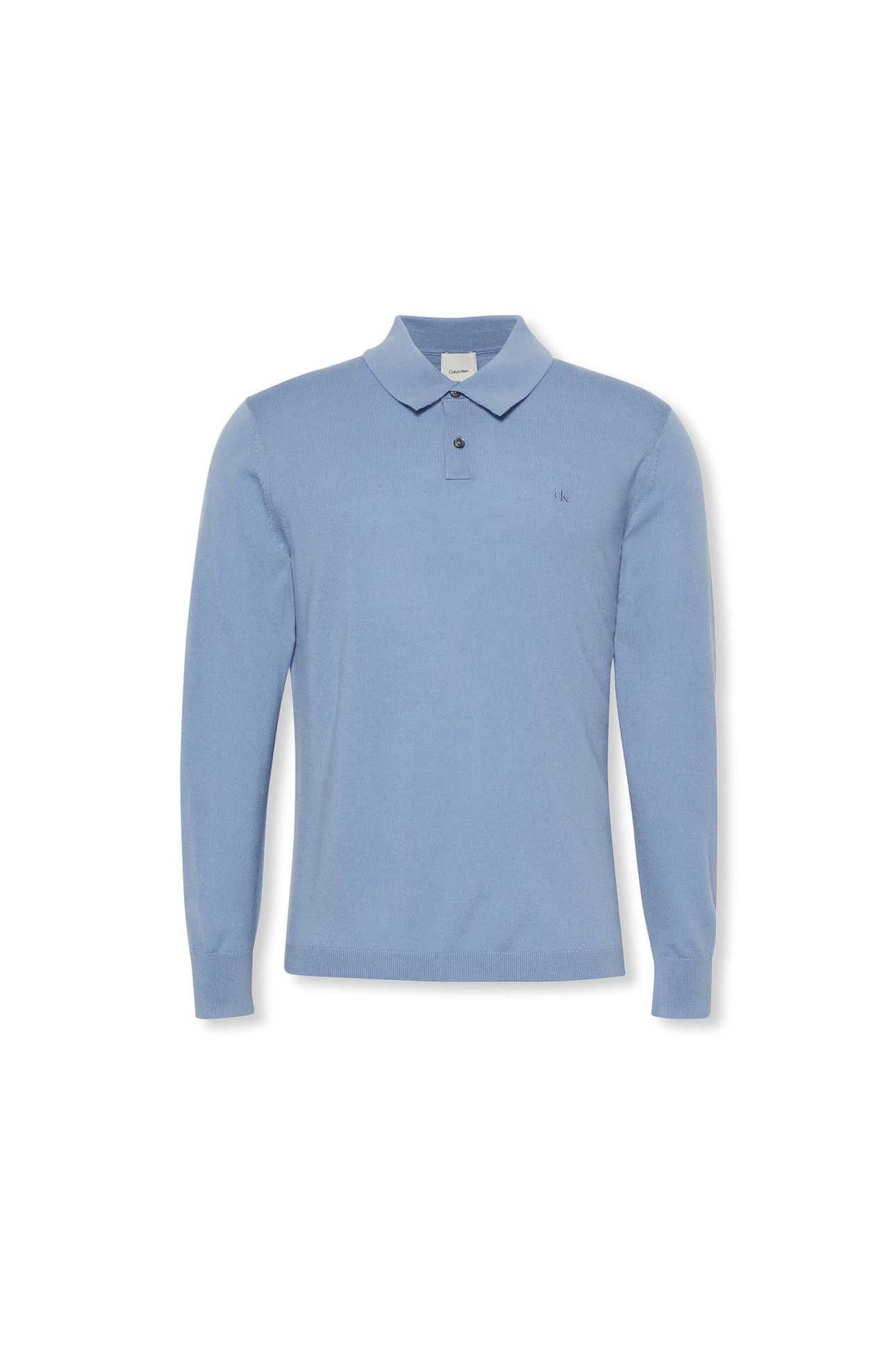 LS 100% MERINO POLO TRACK BLUE 4